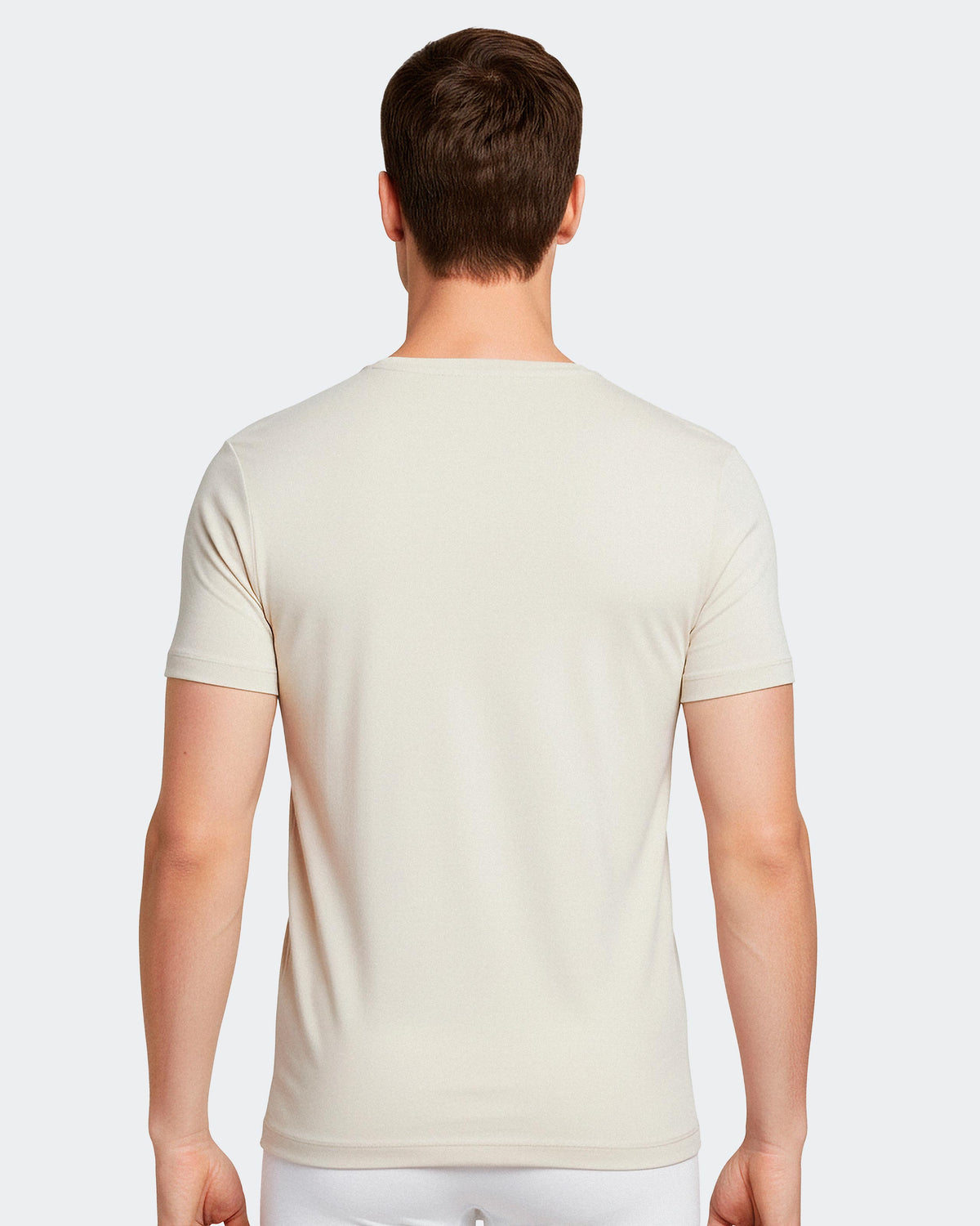T-shirt of man in Wool Lyocell
