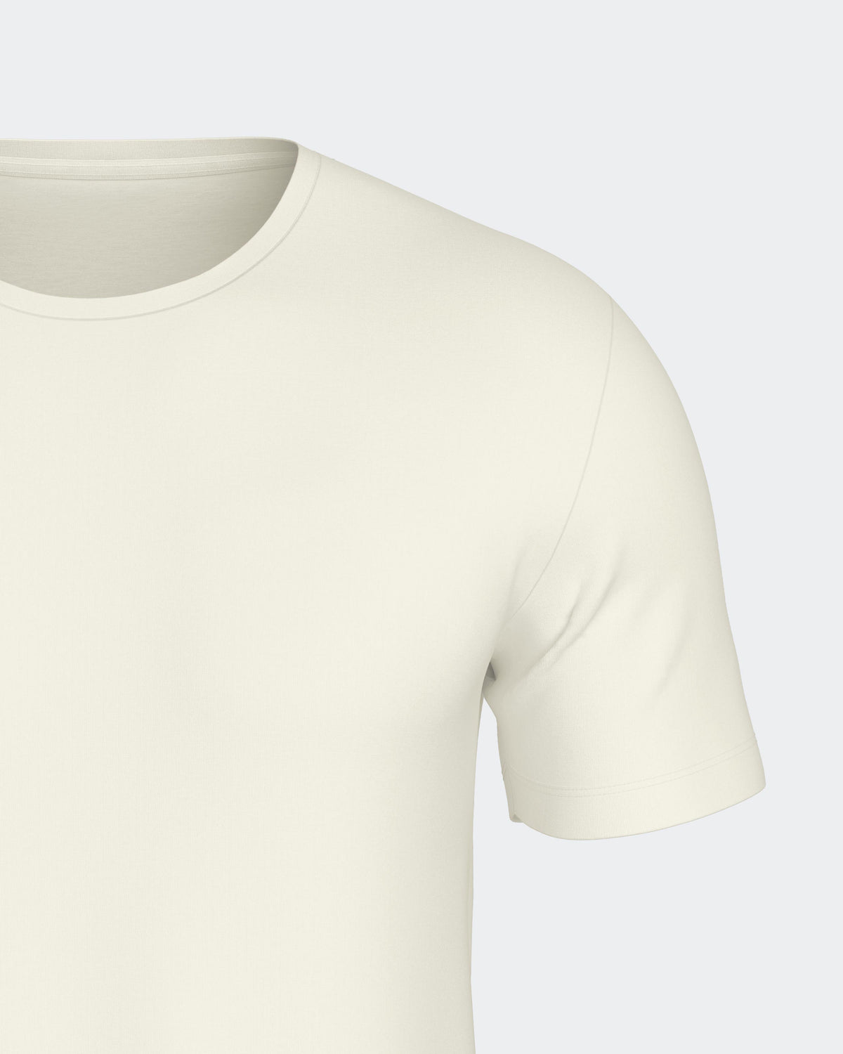 T-shirt of man in Wool Lyocell