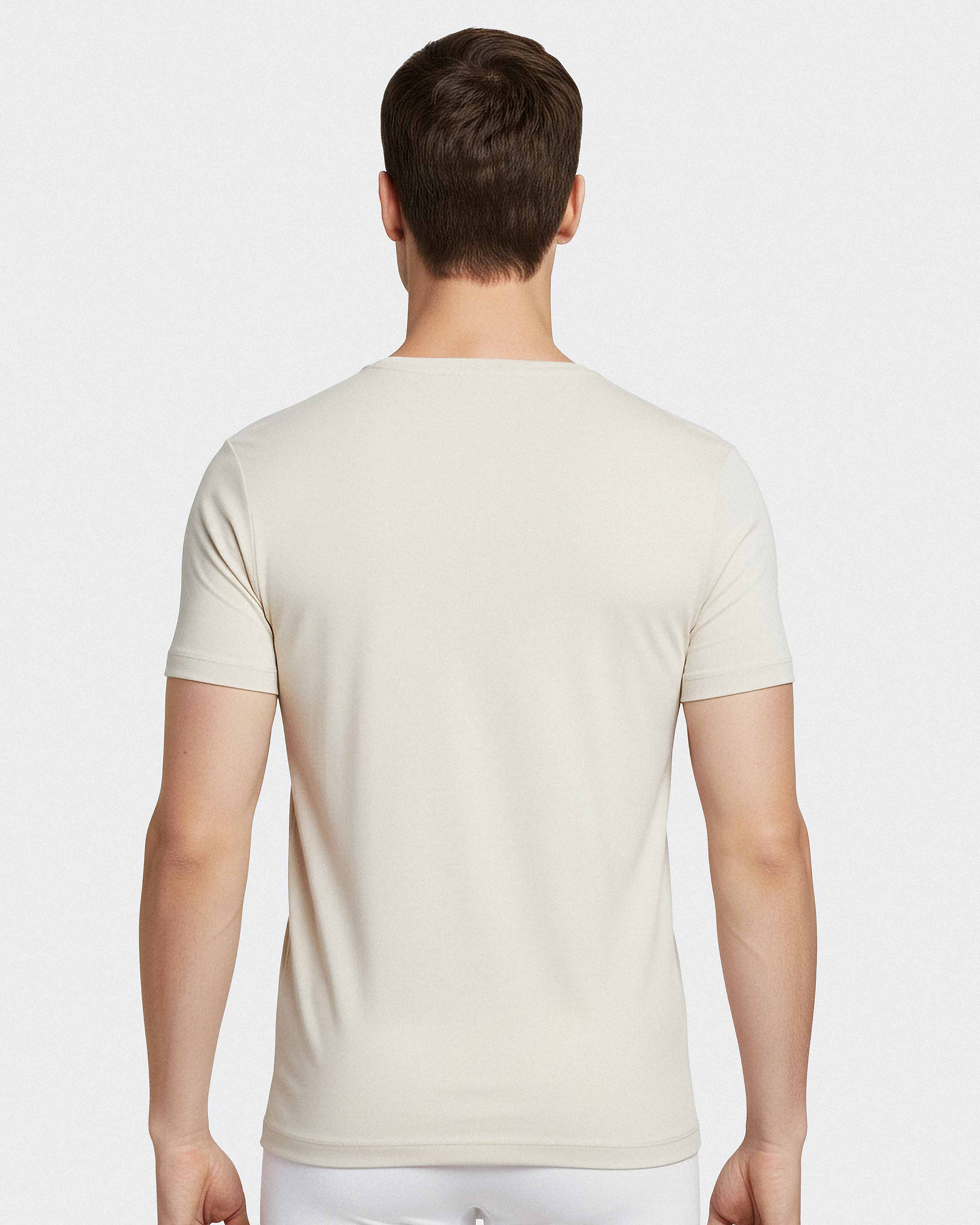 O Neck T-Shirt Wool Lyocell