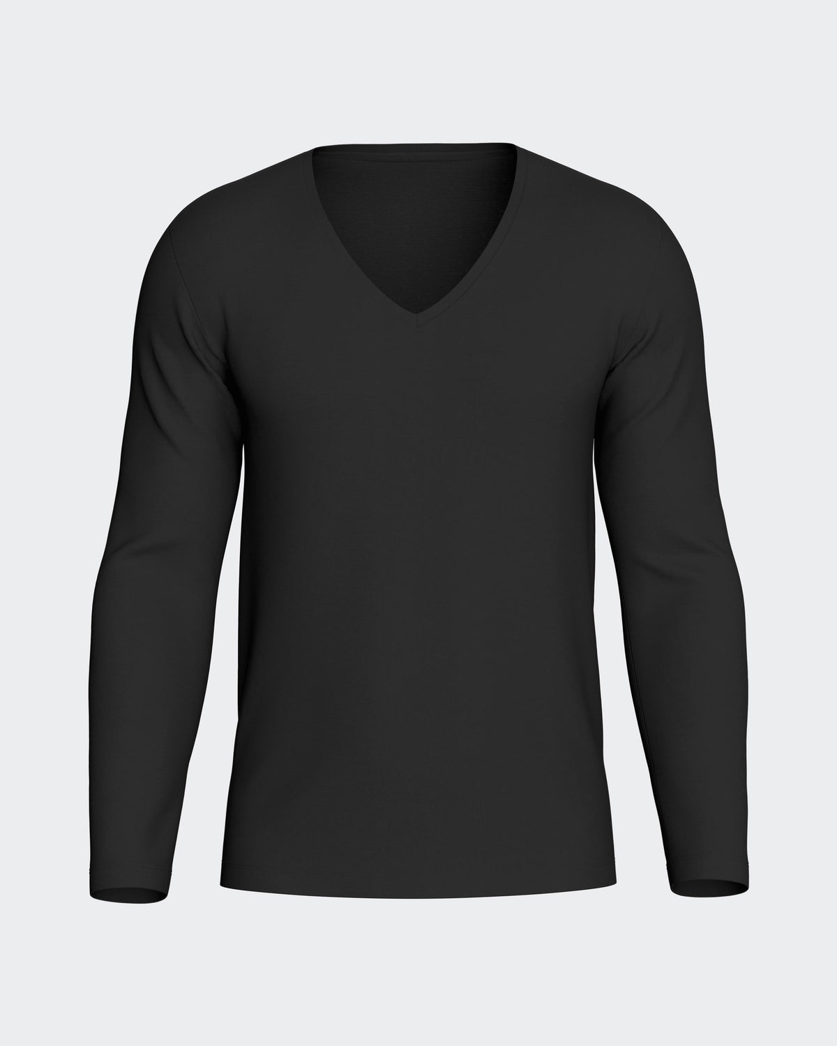 T-shirt long sleeves of man in Wool Lyocell