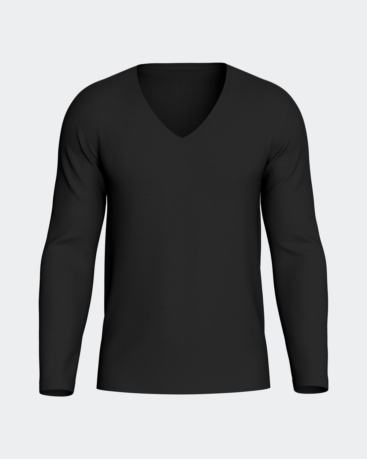 T-shirt long sleeves of man in Wool Lyocell