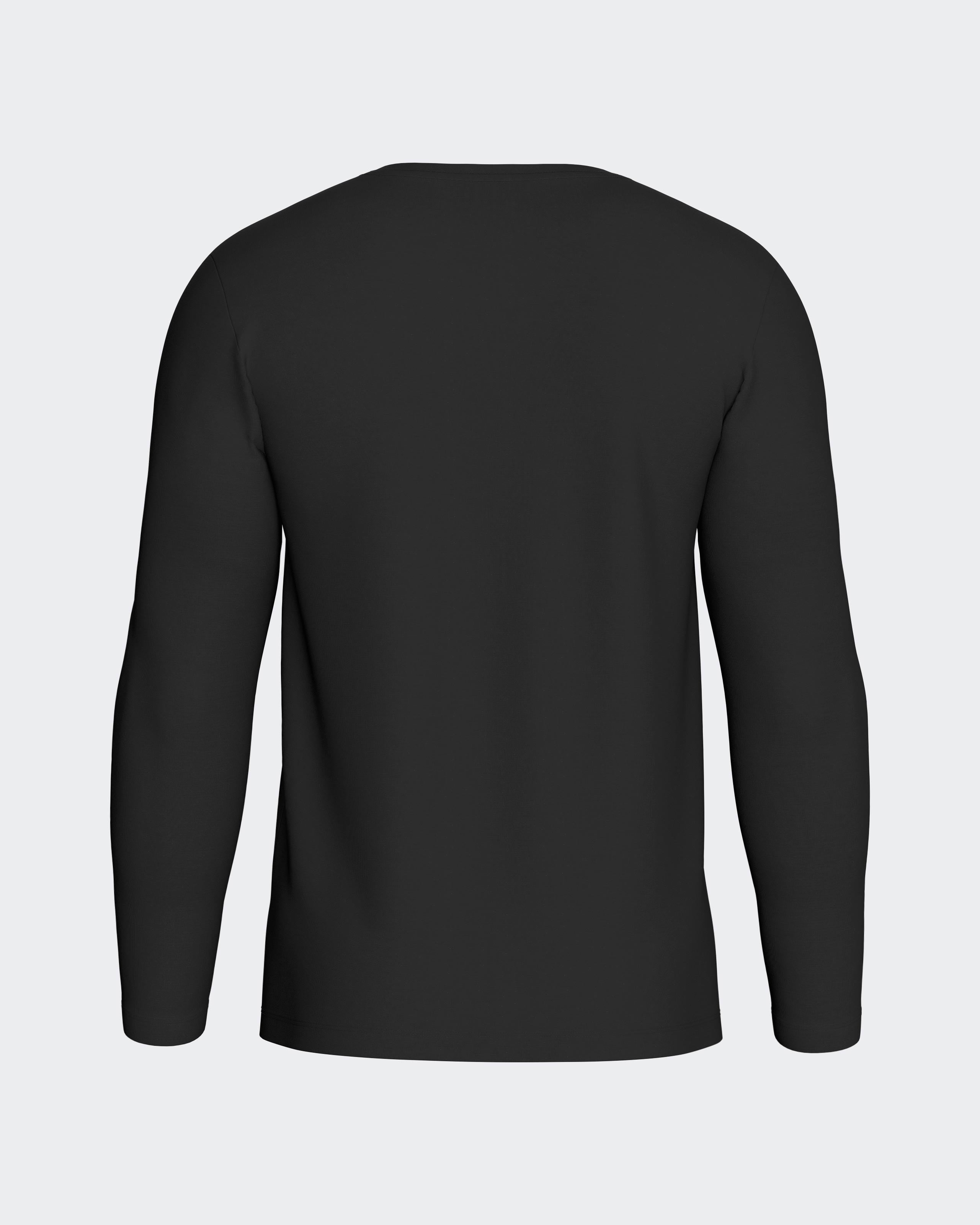 Long sleeve V Neck T-Shirt Wool Lyocell