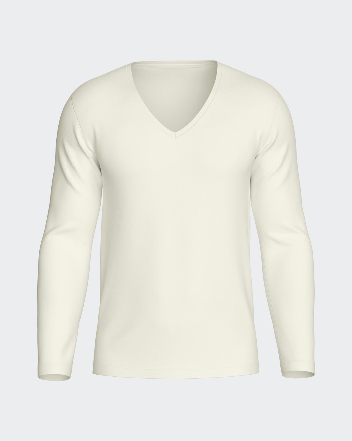 T-shirt long sleeves of man in Wool Lyocell