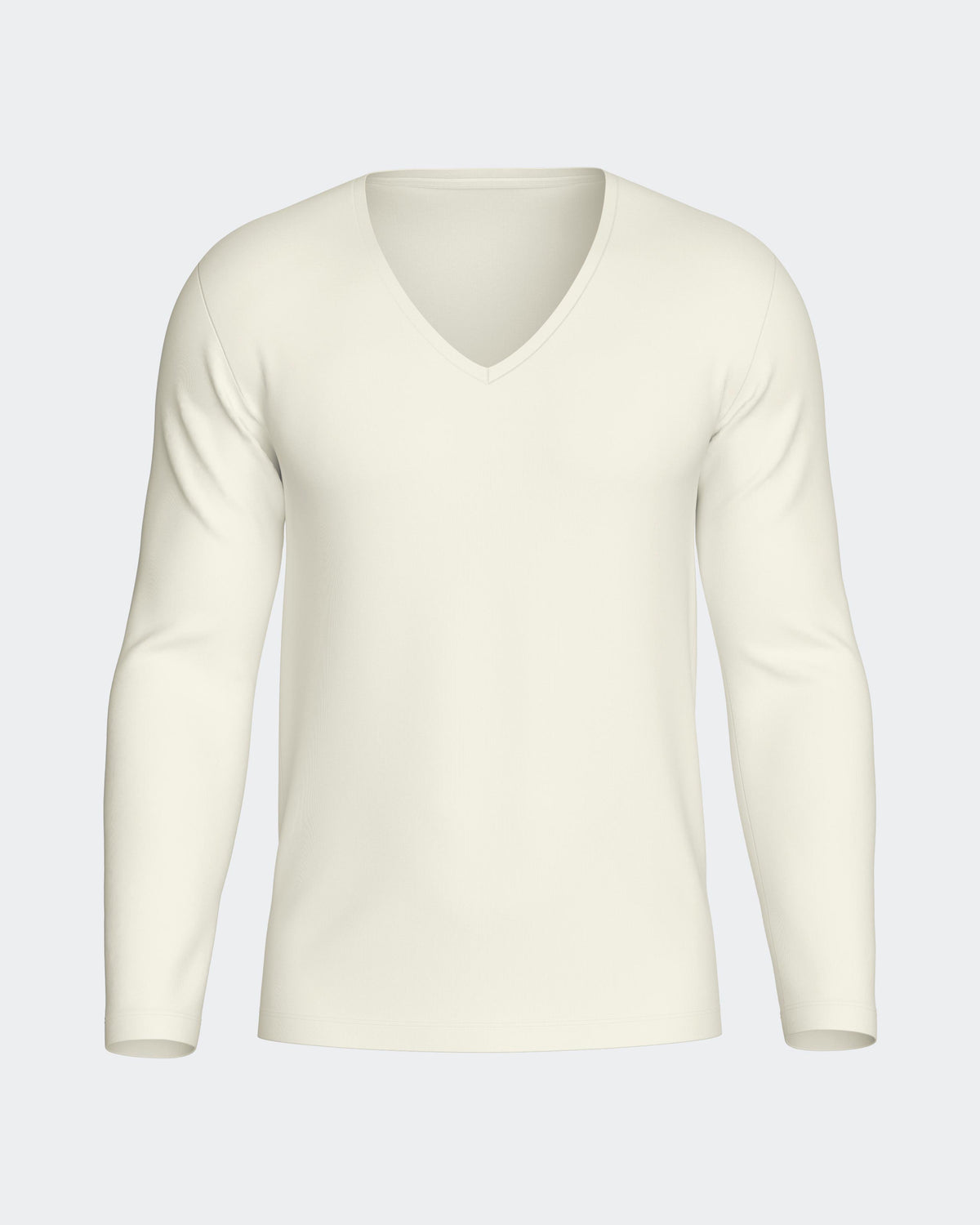 T-shirt long sleeves of man in Wool Lyocell