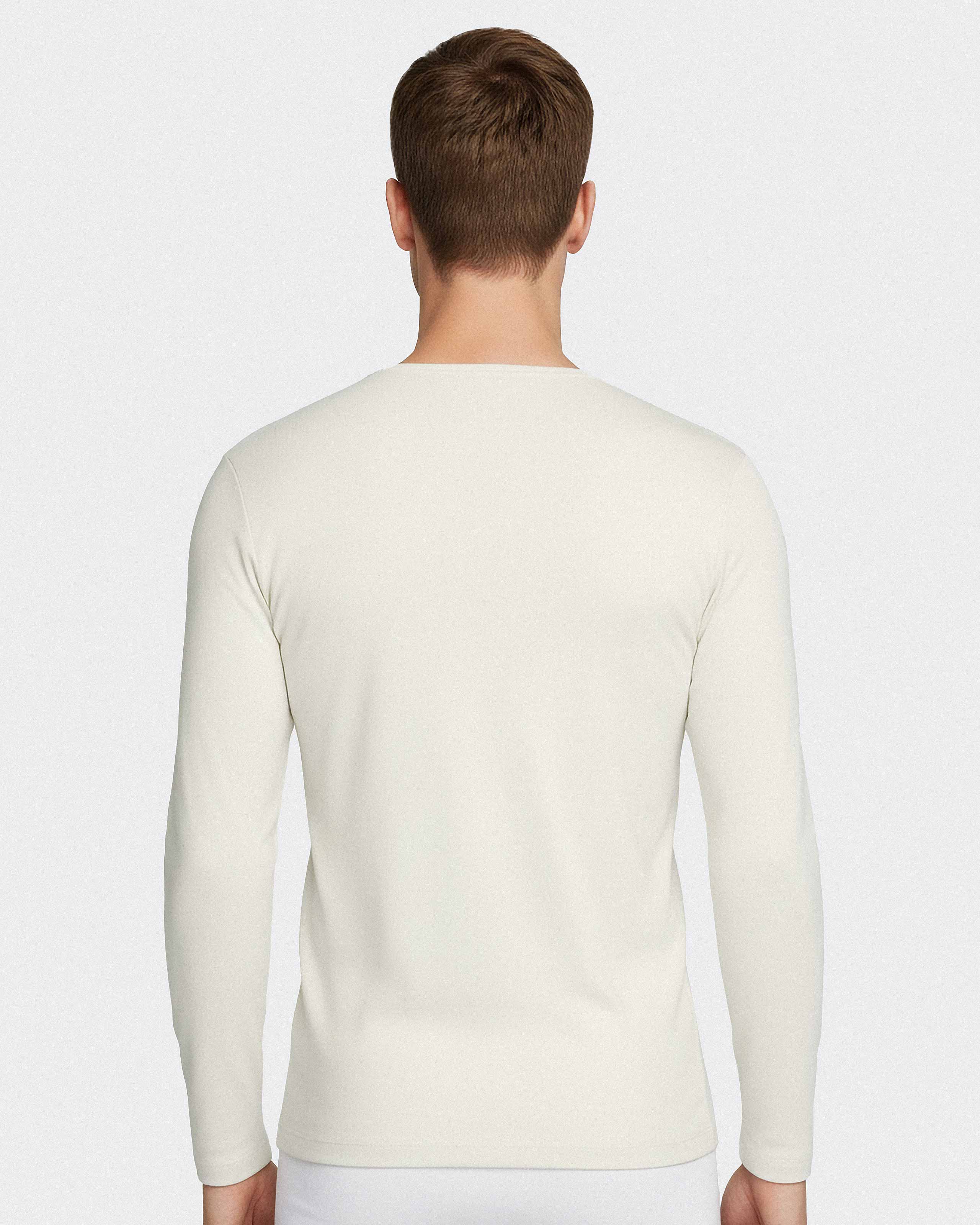 T-Shirt lange Ärmel aus Woll-Lyocell