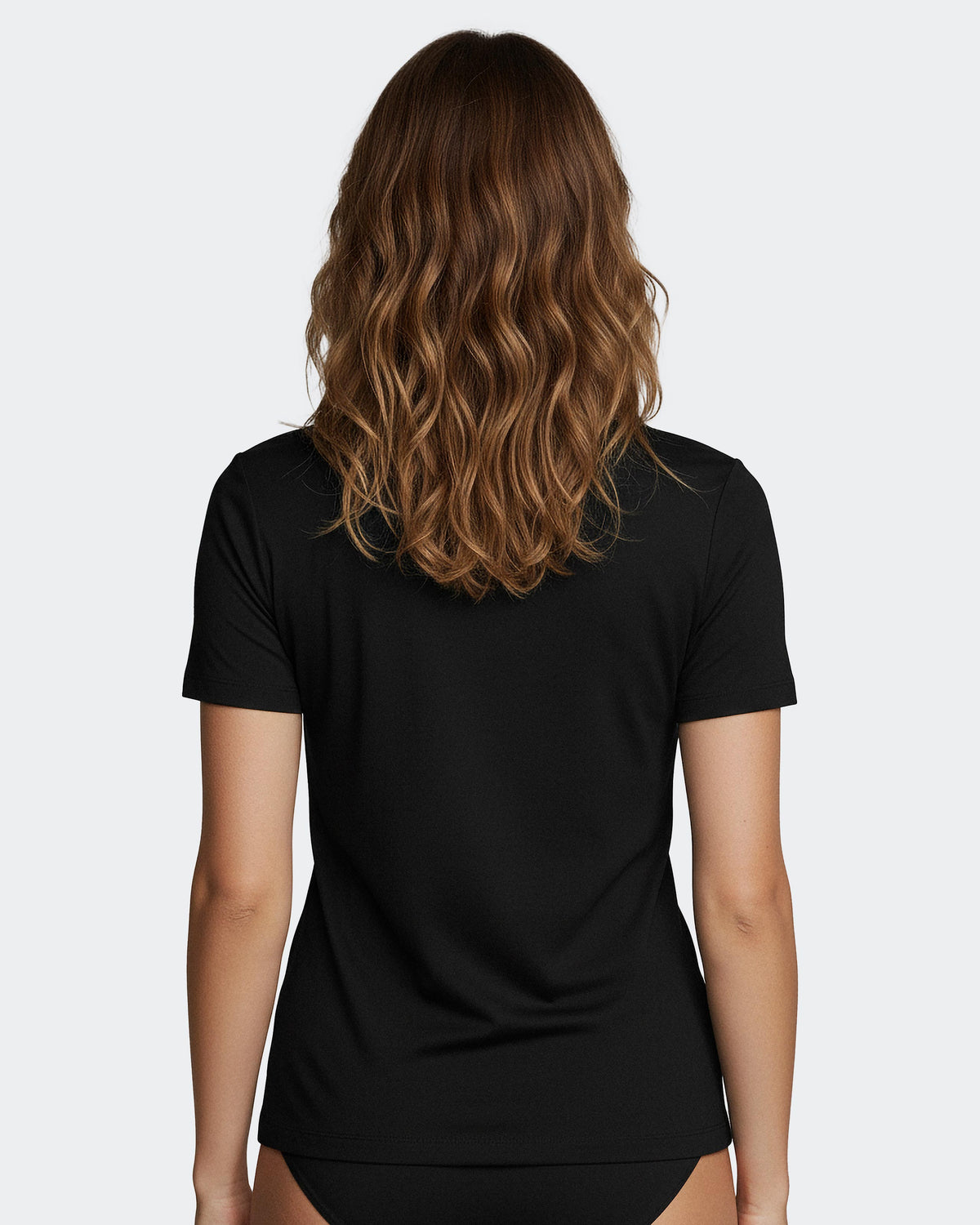 T-shirt of woman in Wool Lyocell