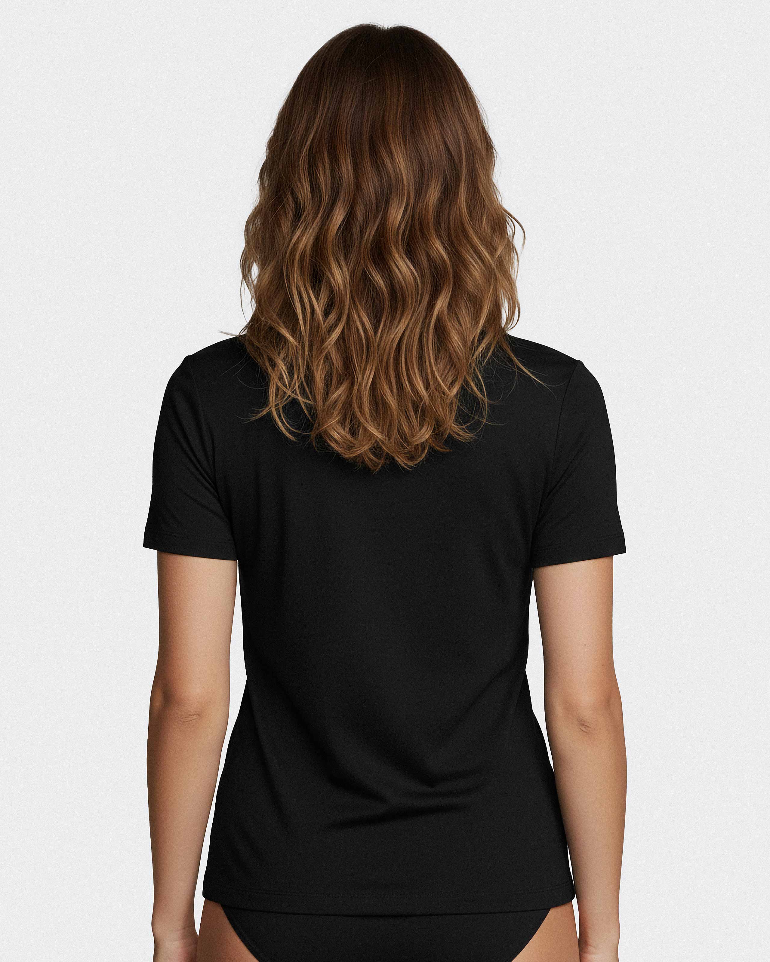 T-shirt of woman in Wool Lyocell