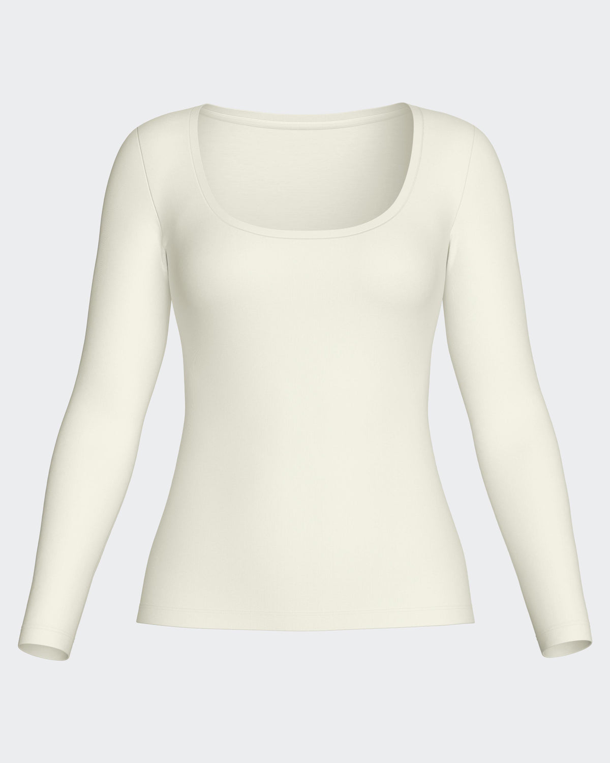 T-Shirt lange Ärmel aus Woll-Lyocell