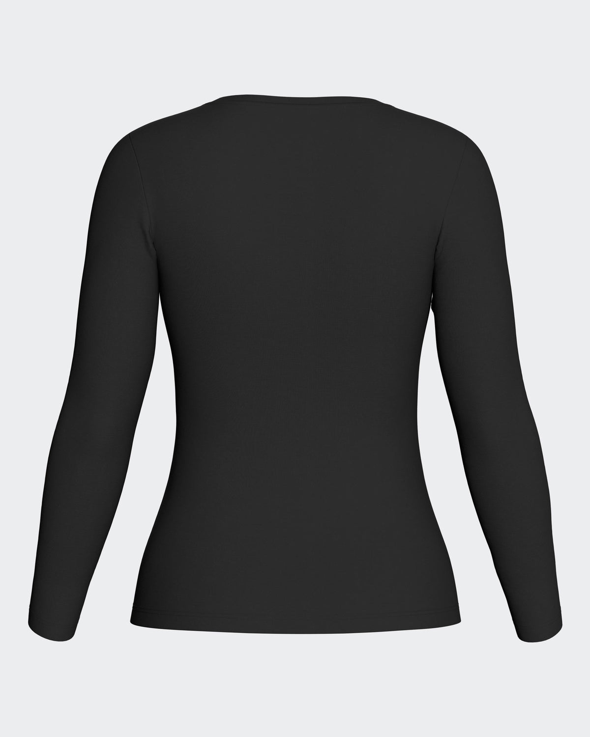 Long sleeve T-shirt O neck Wool Lyocell