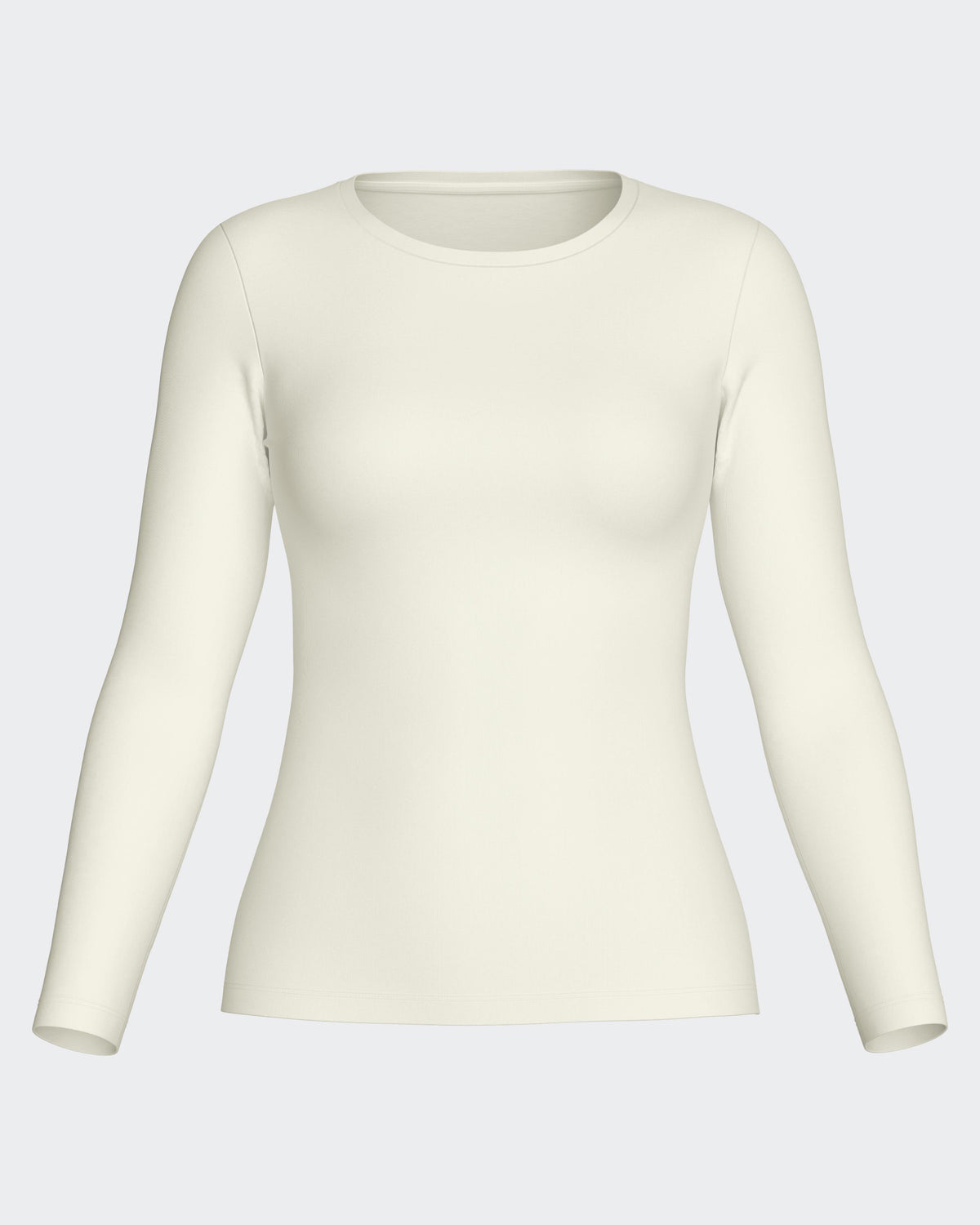 Long sleeve T-shirt O neck Wool Lyocell
