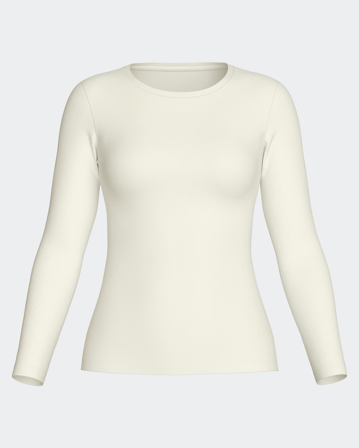T-shirt long sleeves of woman in Wool Lyocell