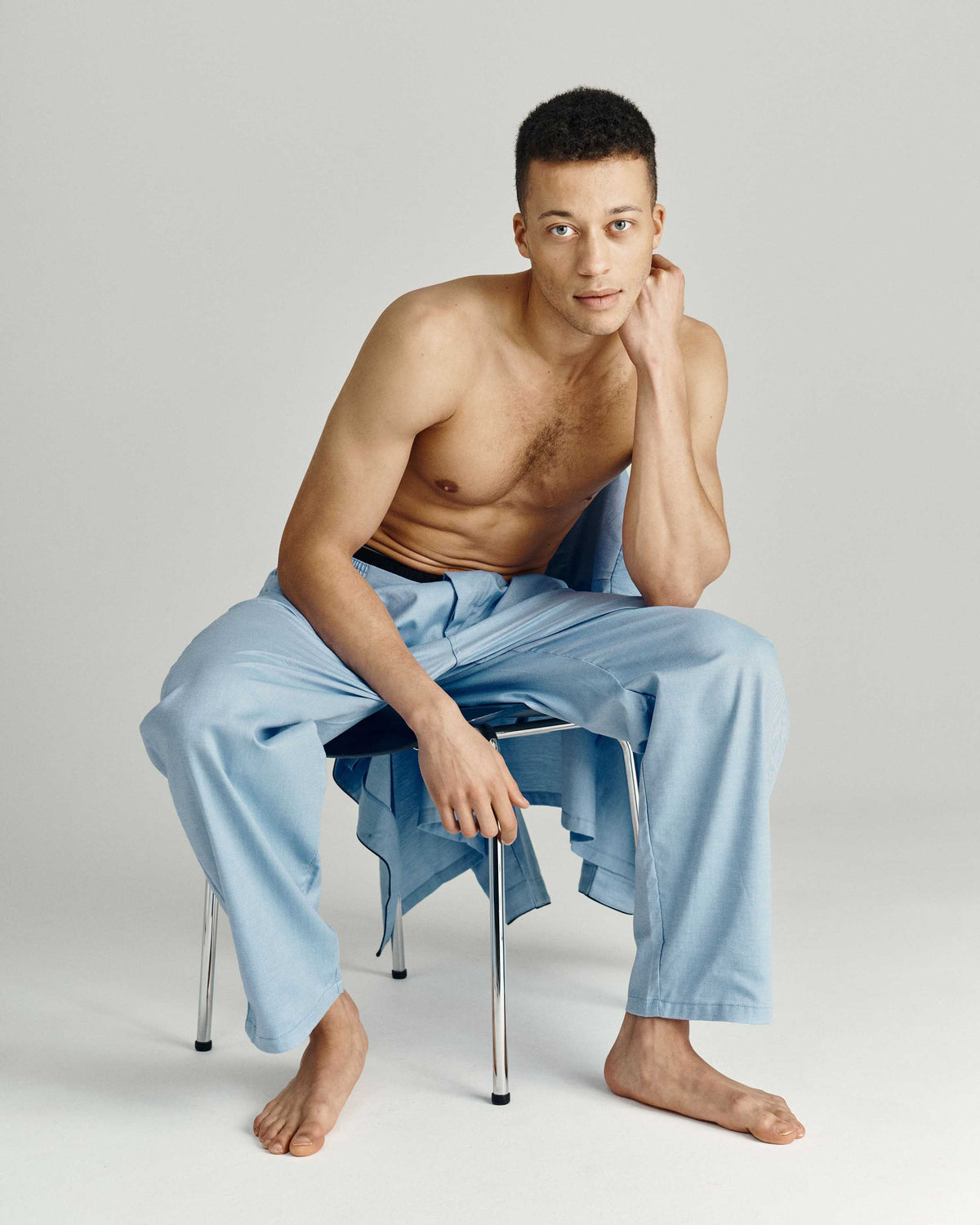 Vævet pyjamas til mænd