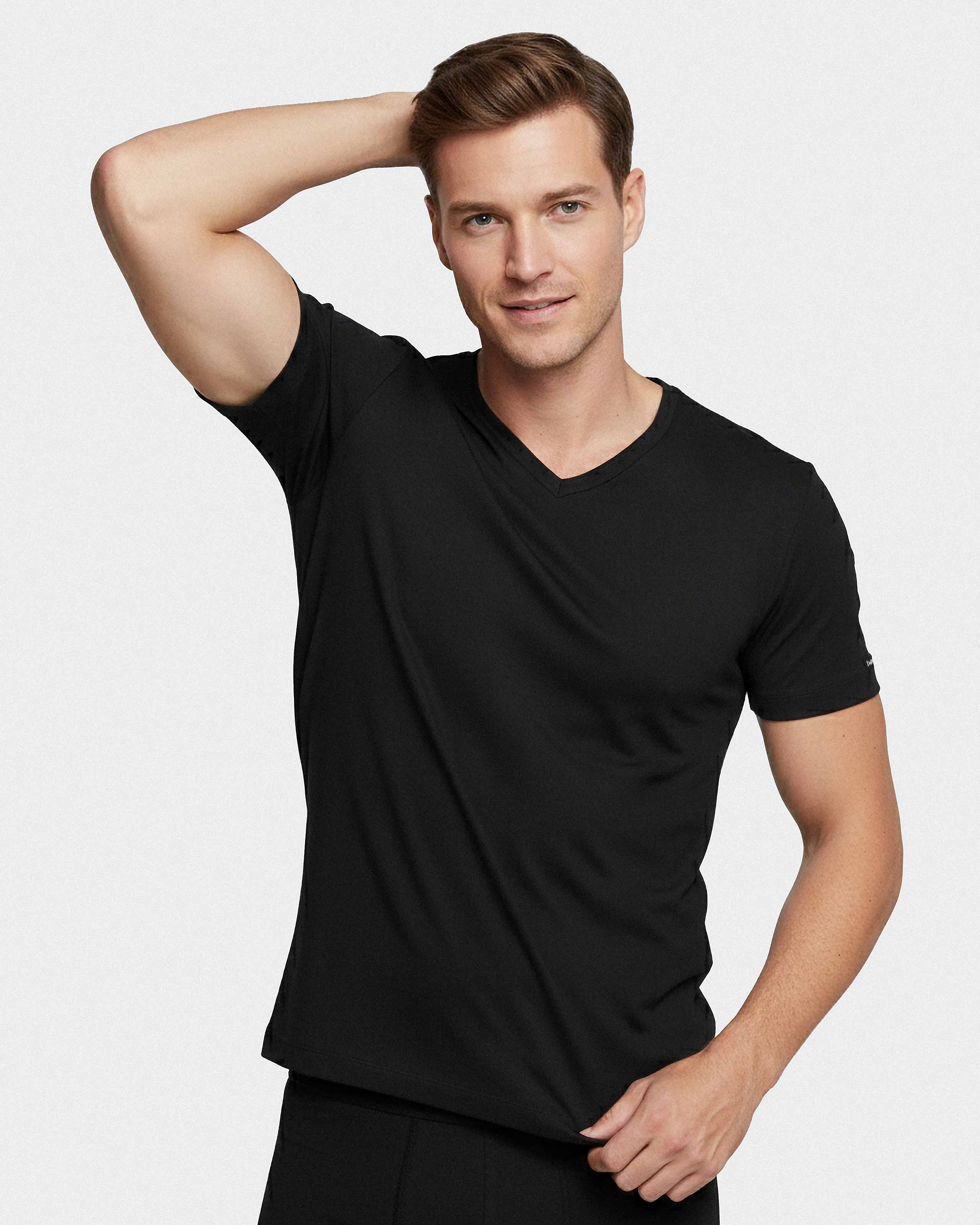T-shirt de hombre cuello en pico Thermo