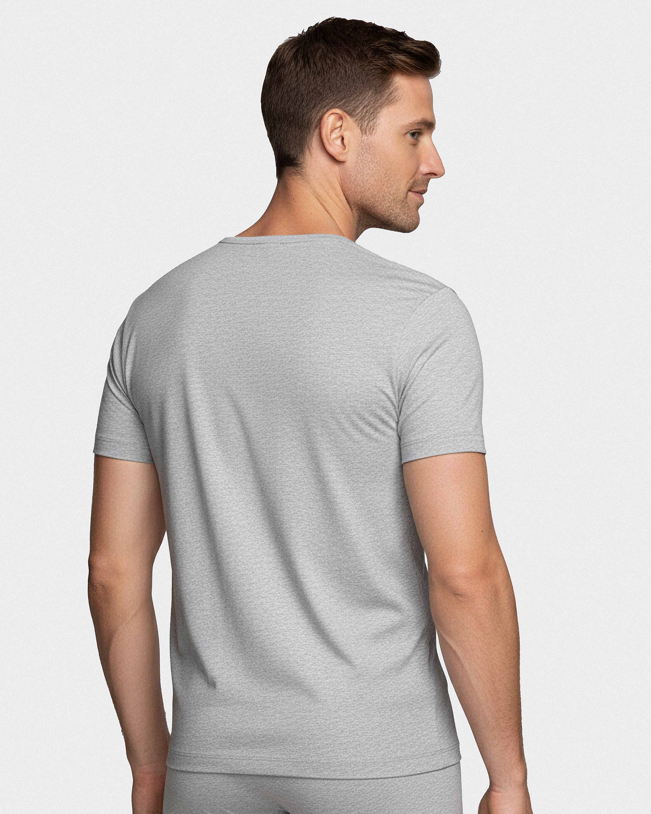T-shirt de hombre cuello en pico Thermo