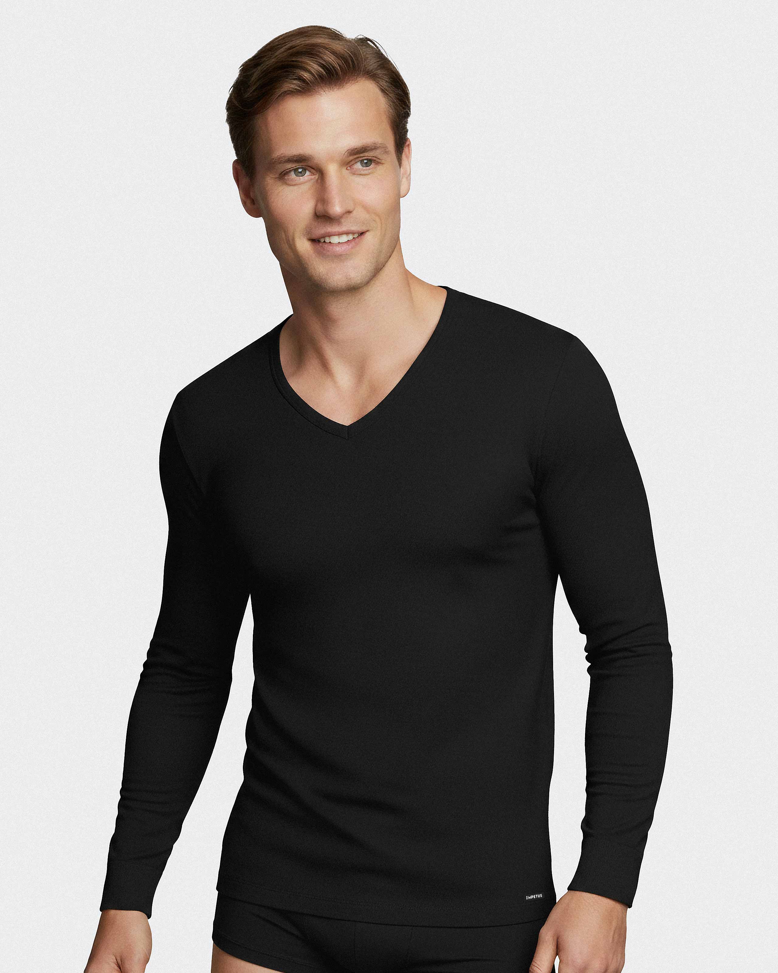 Herren T-Shirt mit V-Ausschnitt Thermo