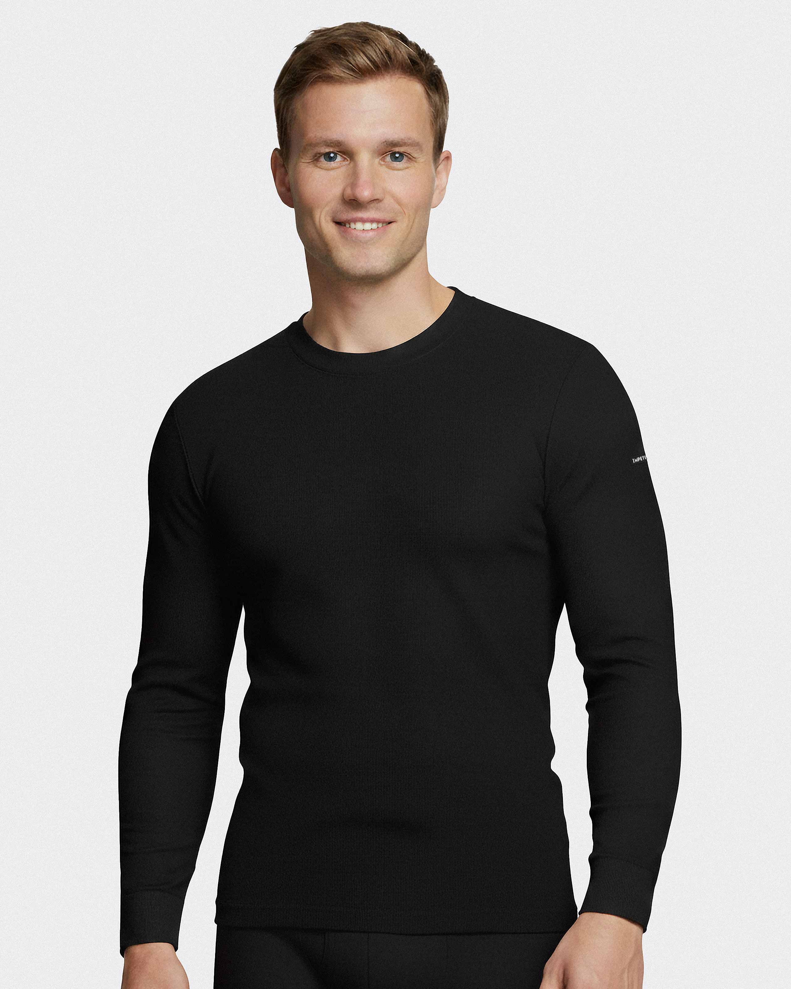 Long Sleeve O Neck Rib T-shirt Thermo