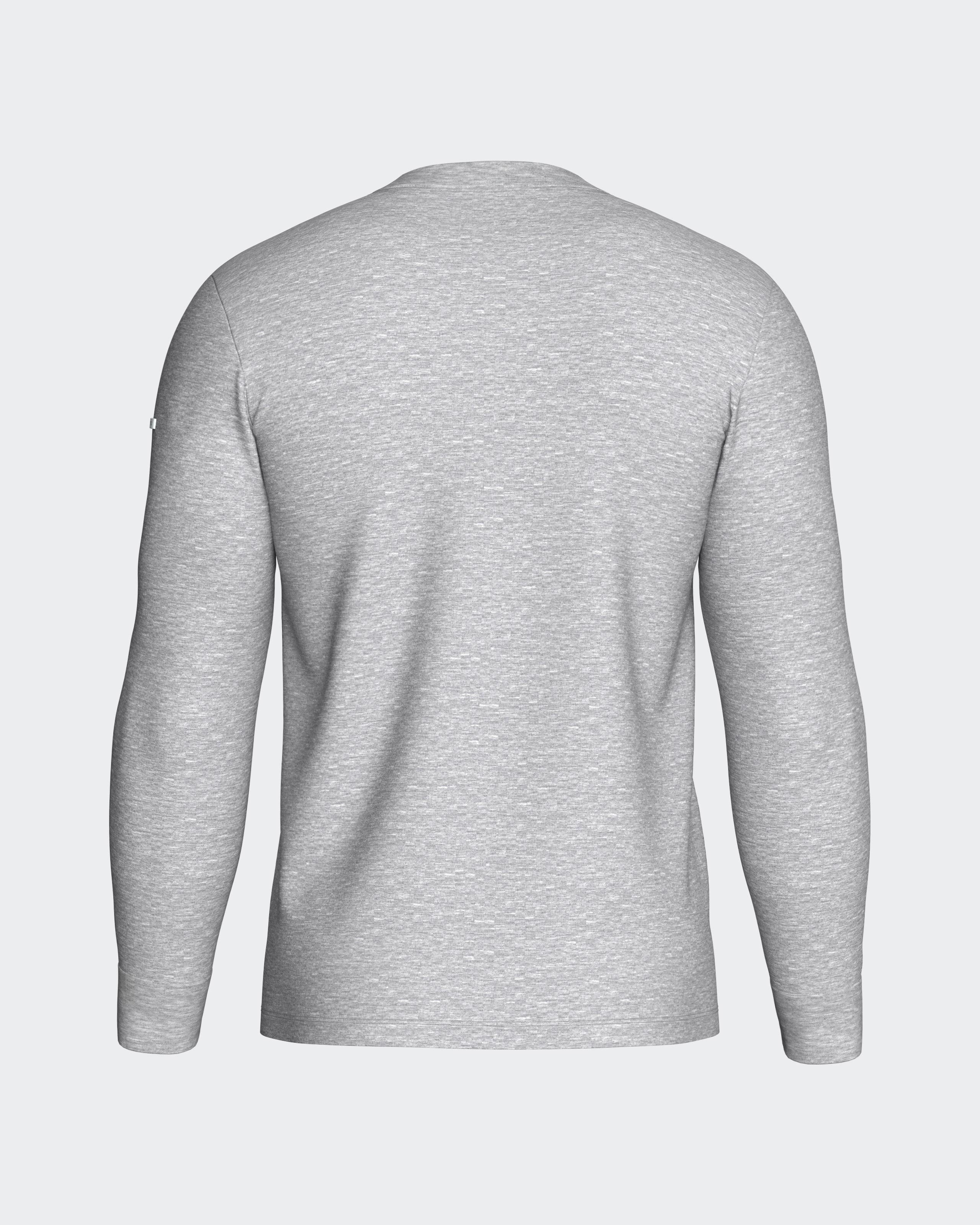 Long Sleeve O Neck Rib T-shirt Thermo