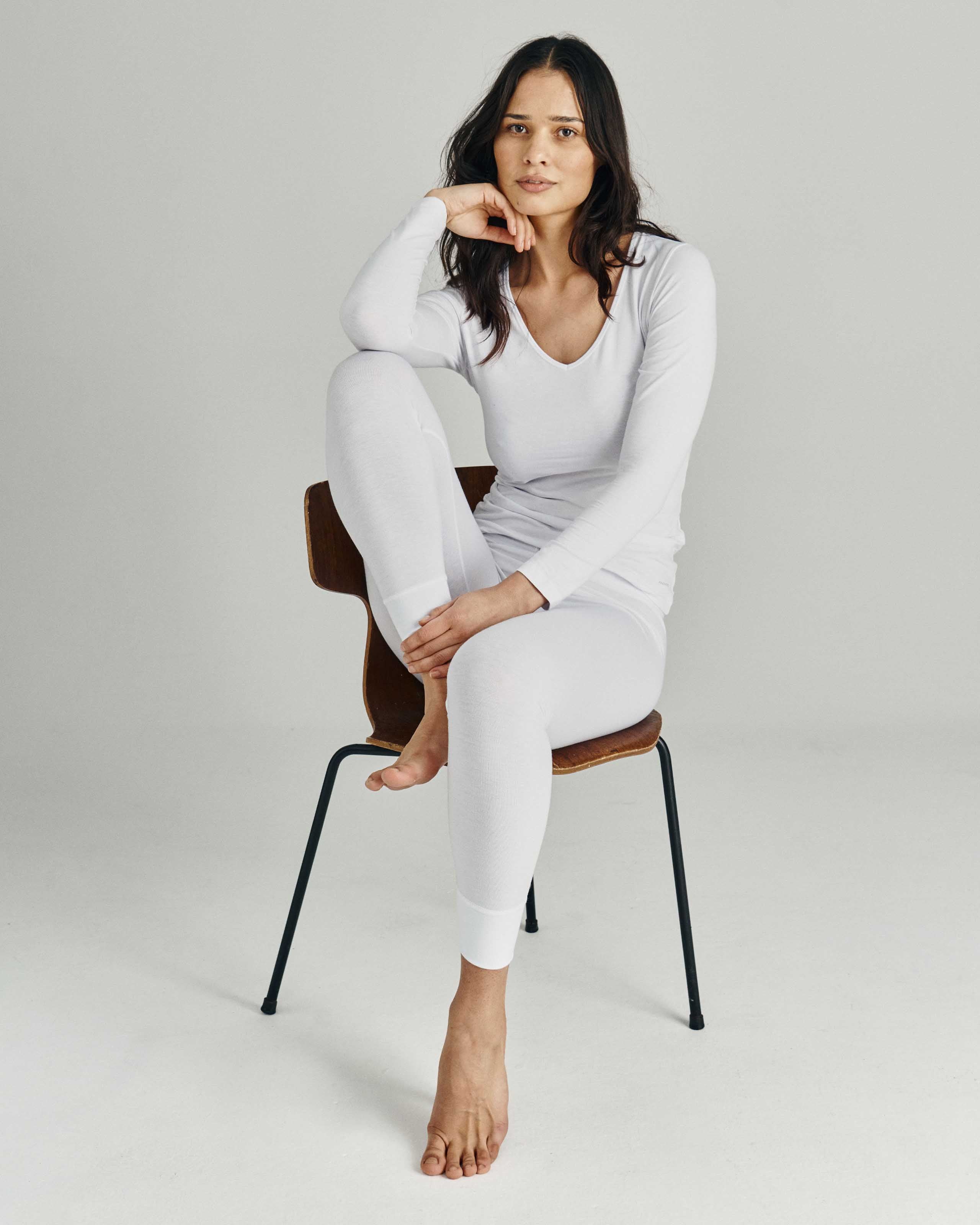 Long Sleeve T-Shirt V Neck Thermo