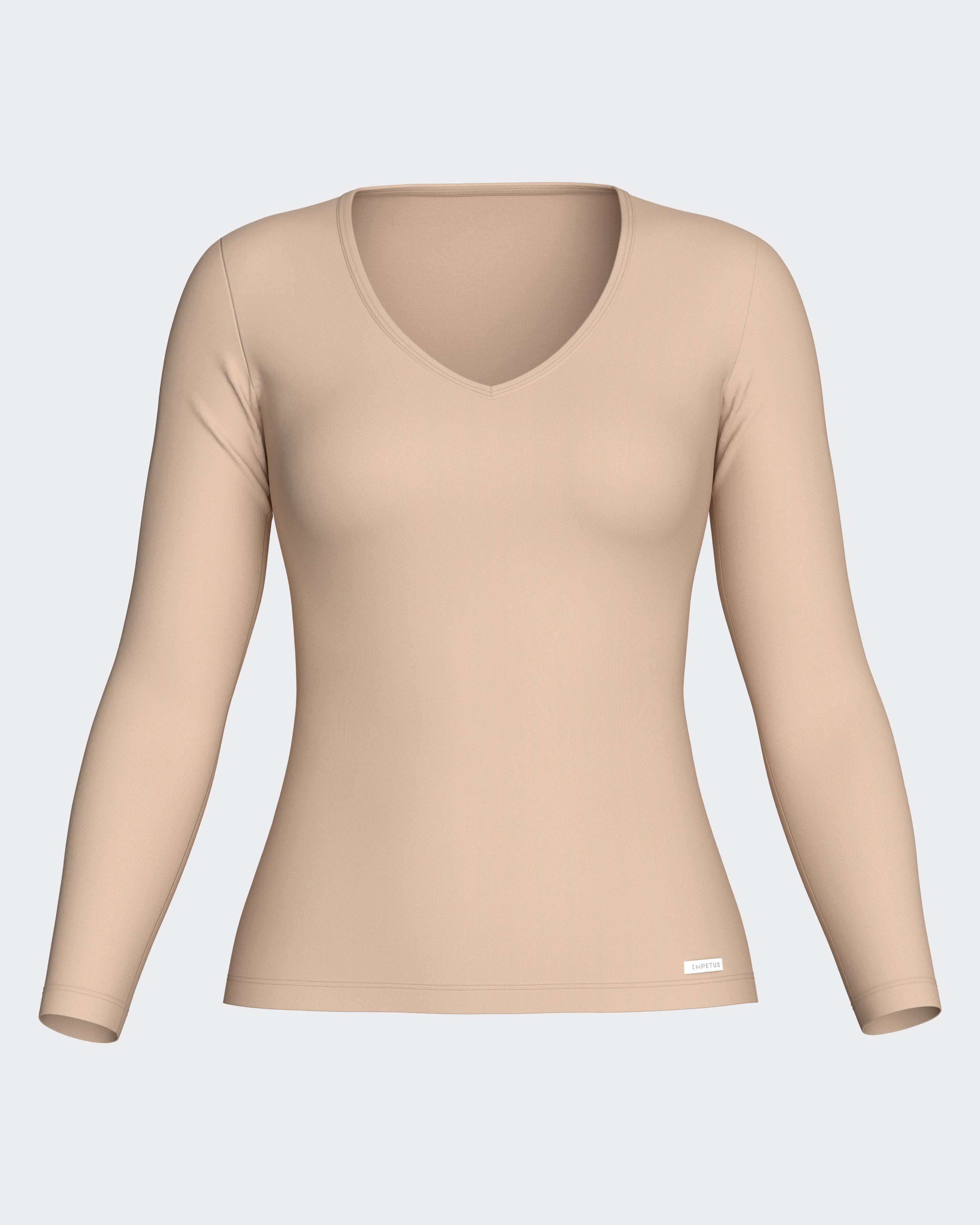 Camiseta de mujer cuello en pico Thermo