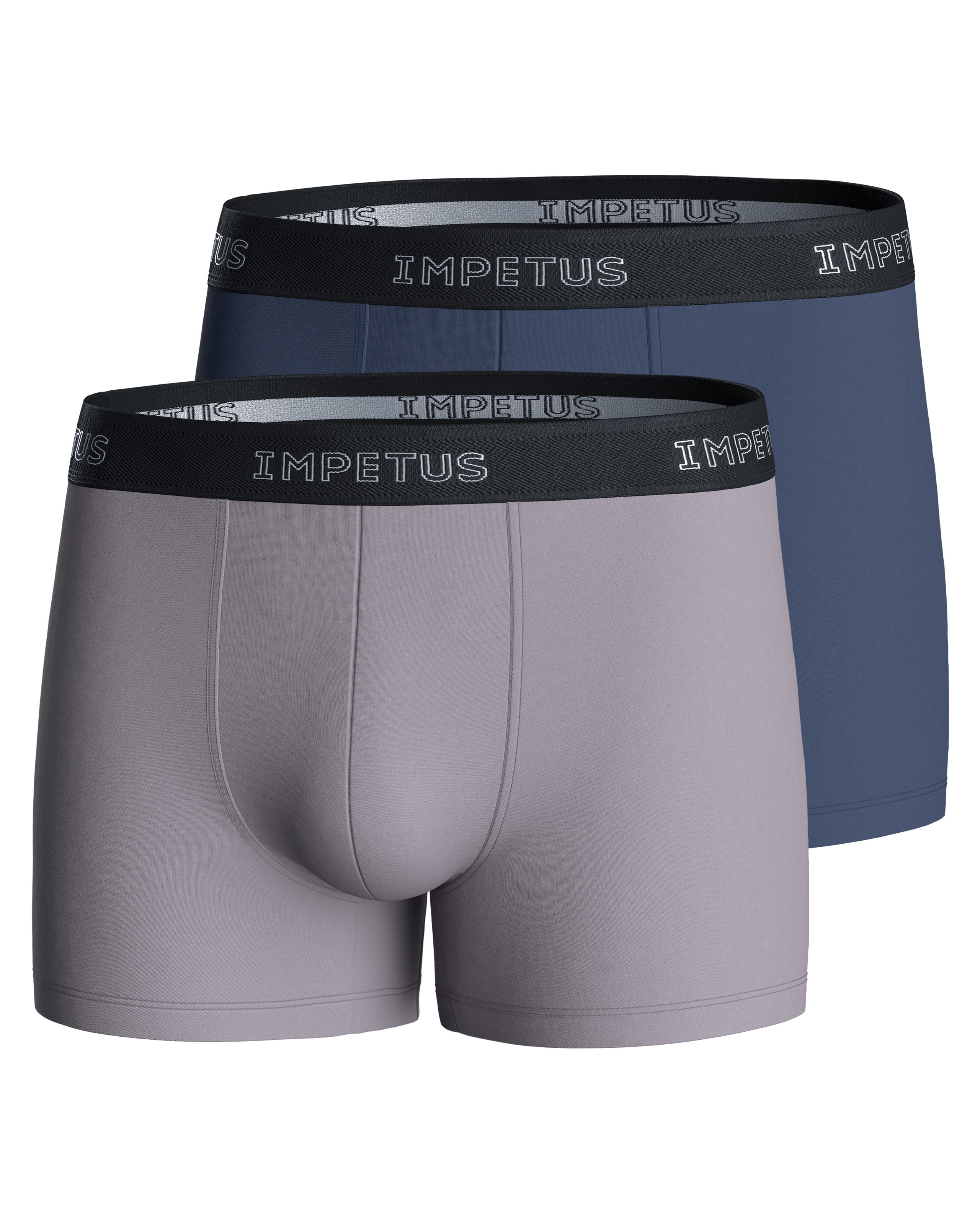 Pack 2 boxers lisos de poliamida