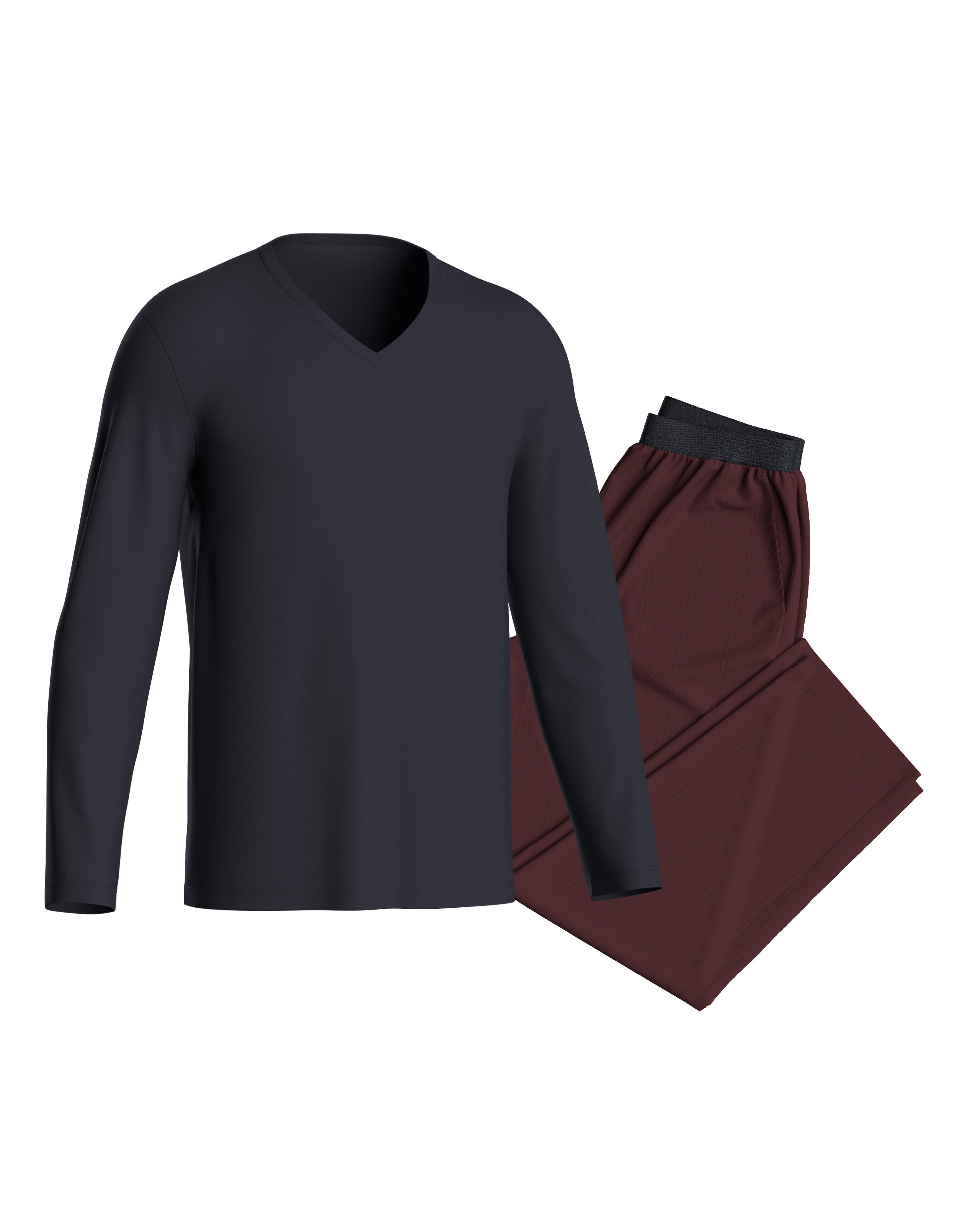 Pyjama avec pantalon en tissu