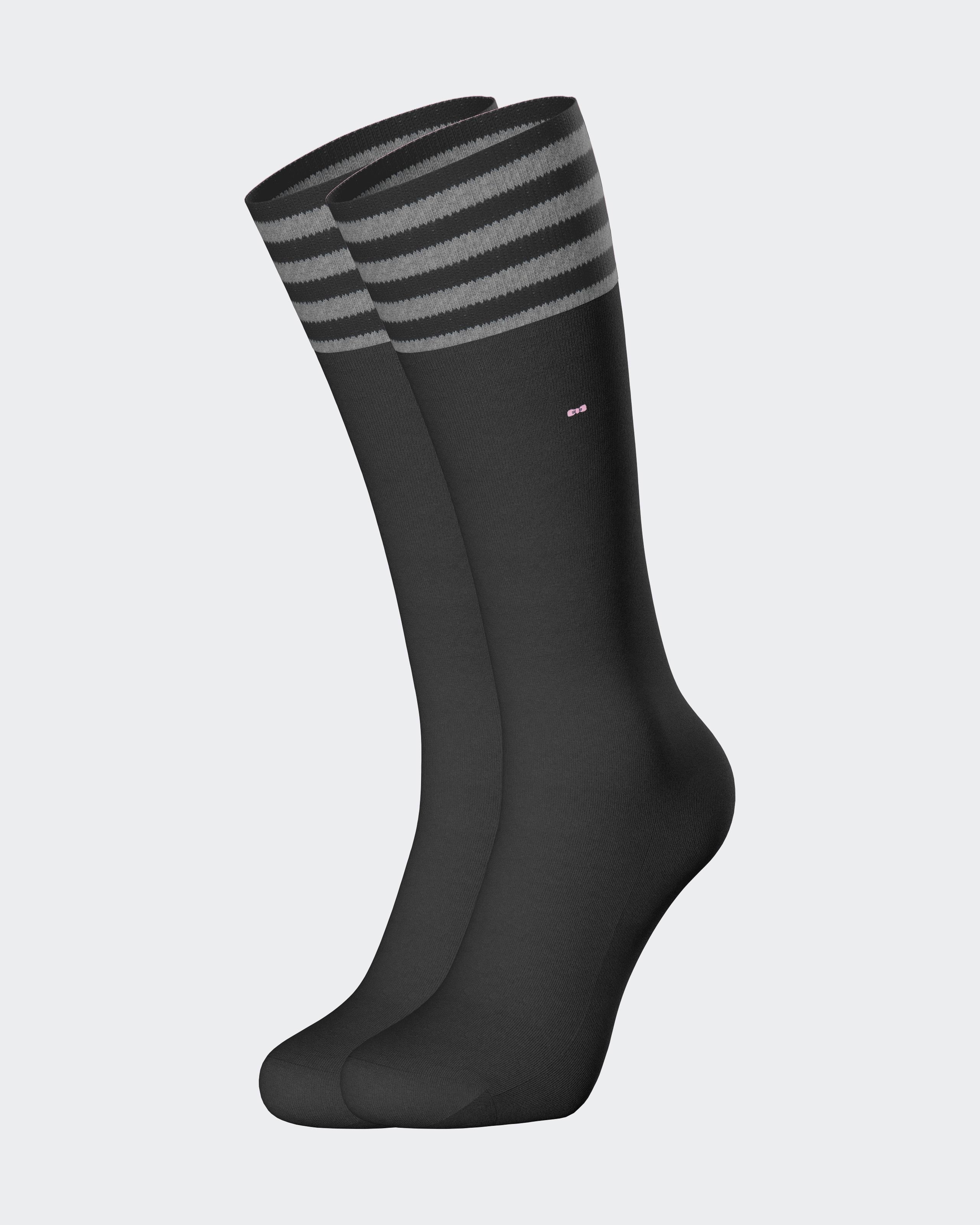 Chaussettes rayures à motif rayés