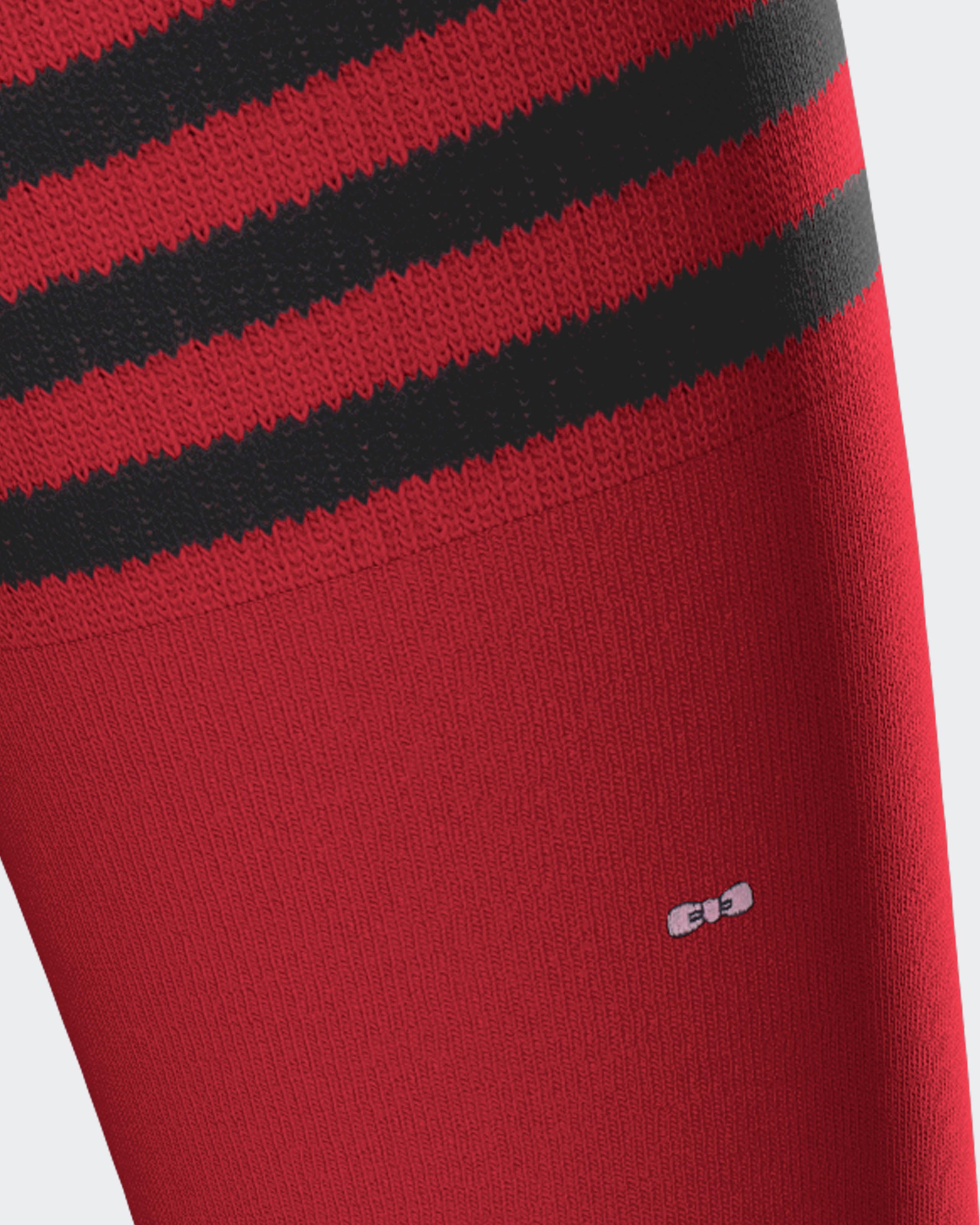 Chaussettes rayures à motif rayés