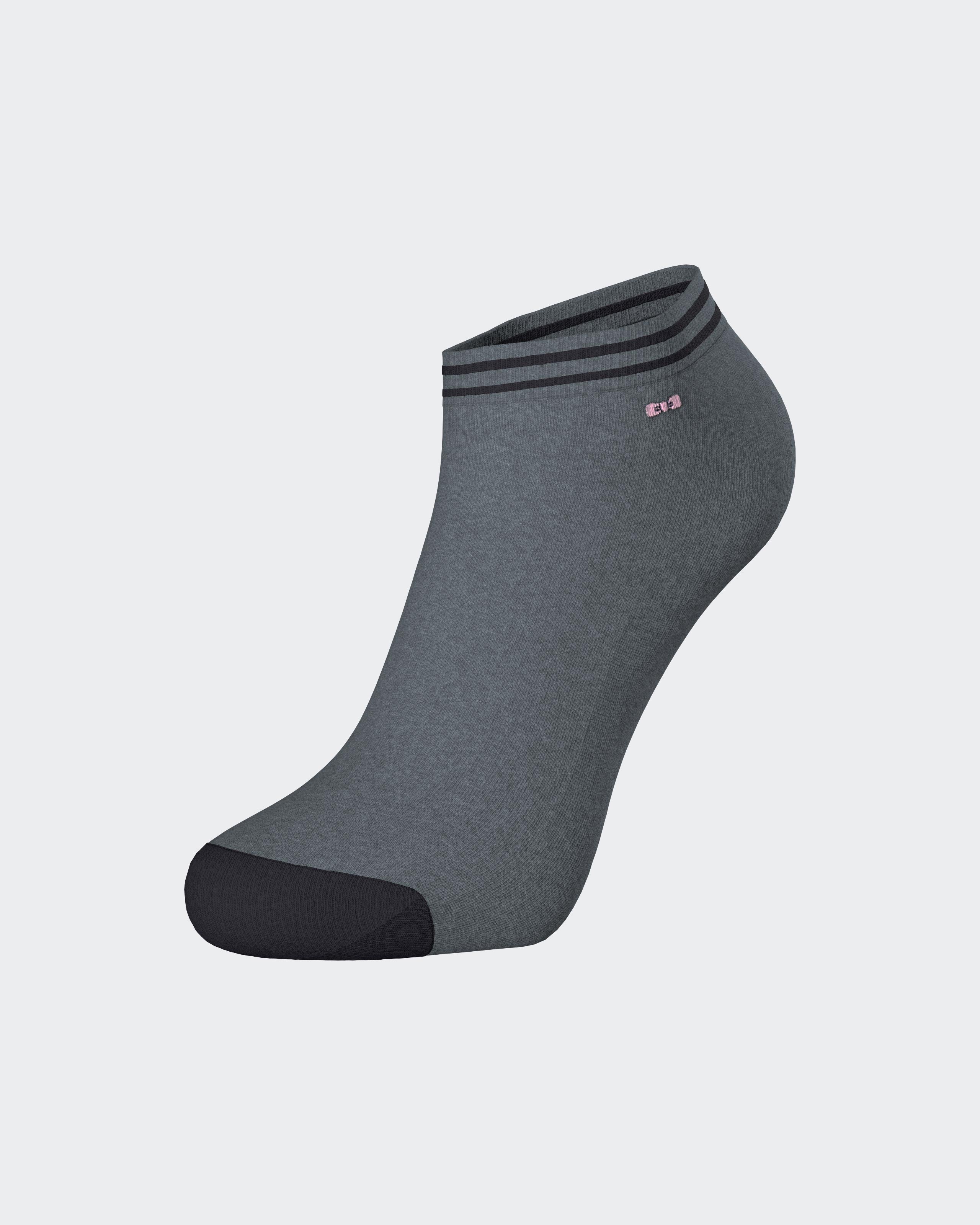 Socquettes à motif rayé