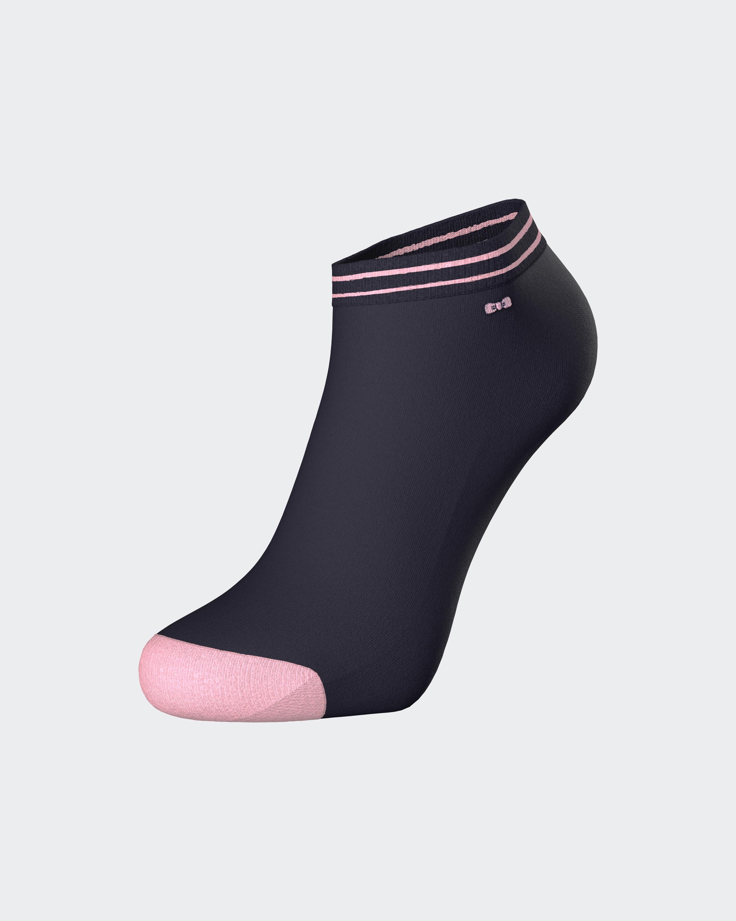 Socquettes à motif rayé