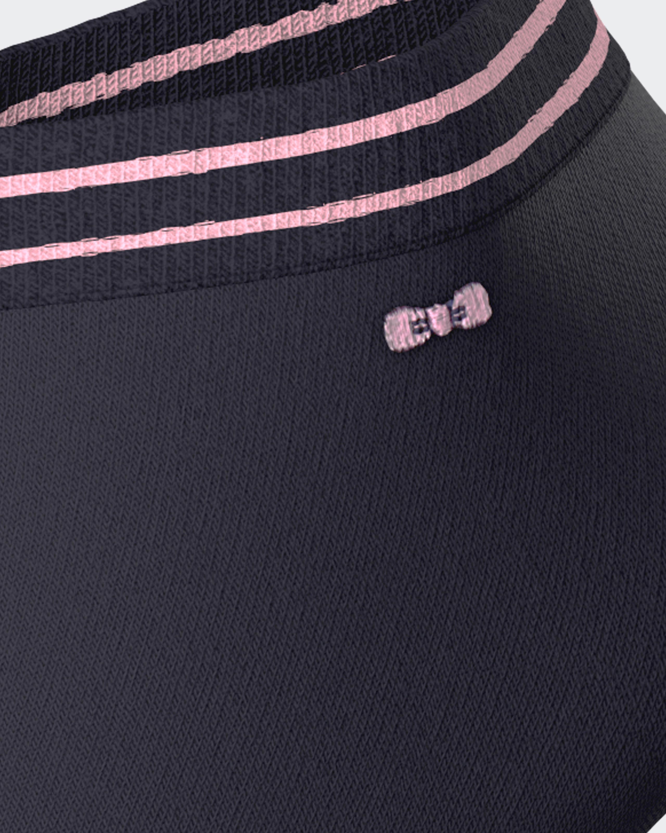 Socquettes à motif rayé