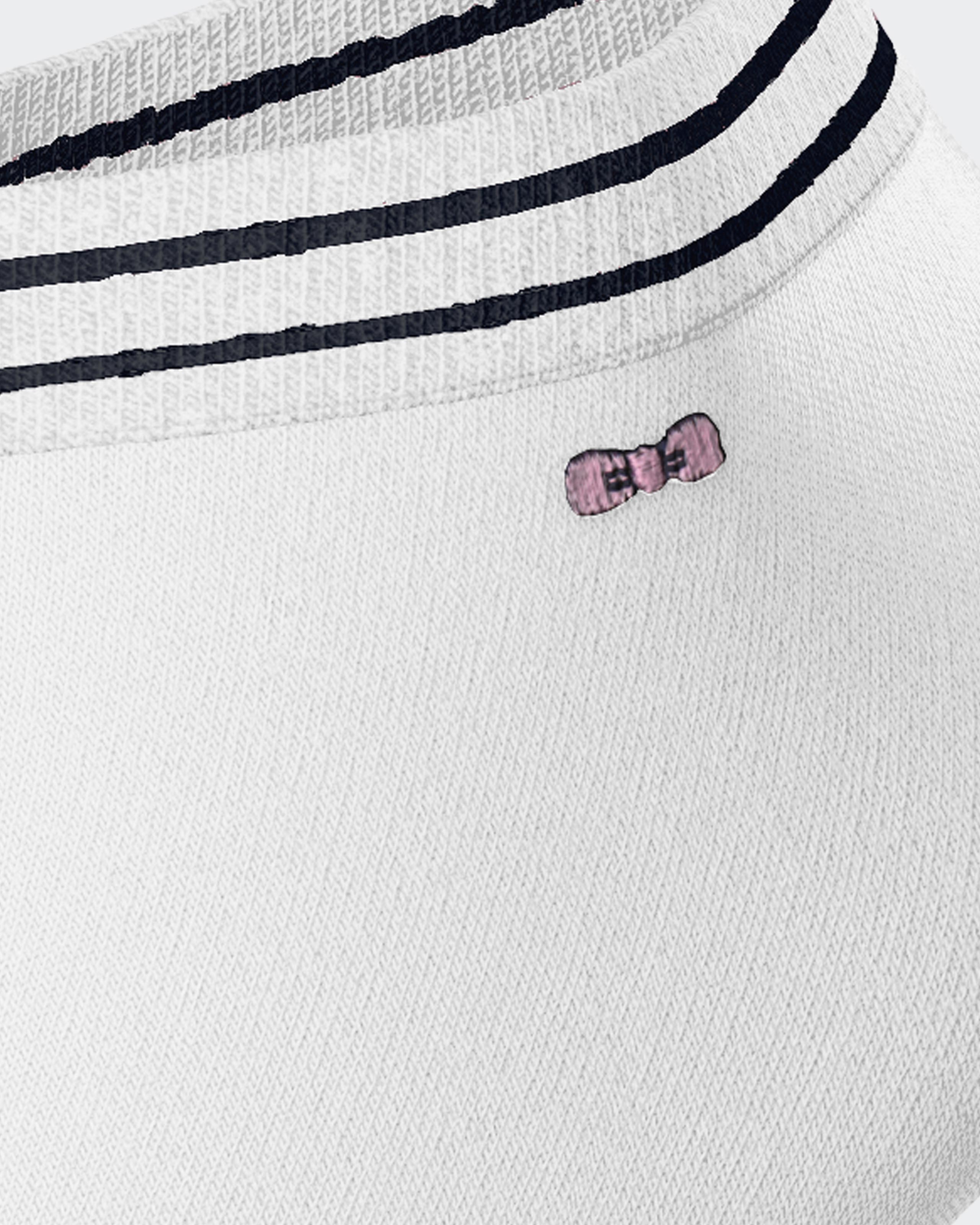 Socquettes à motif rayé