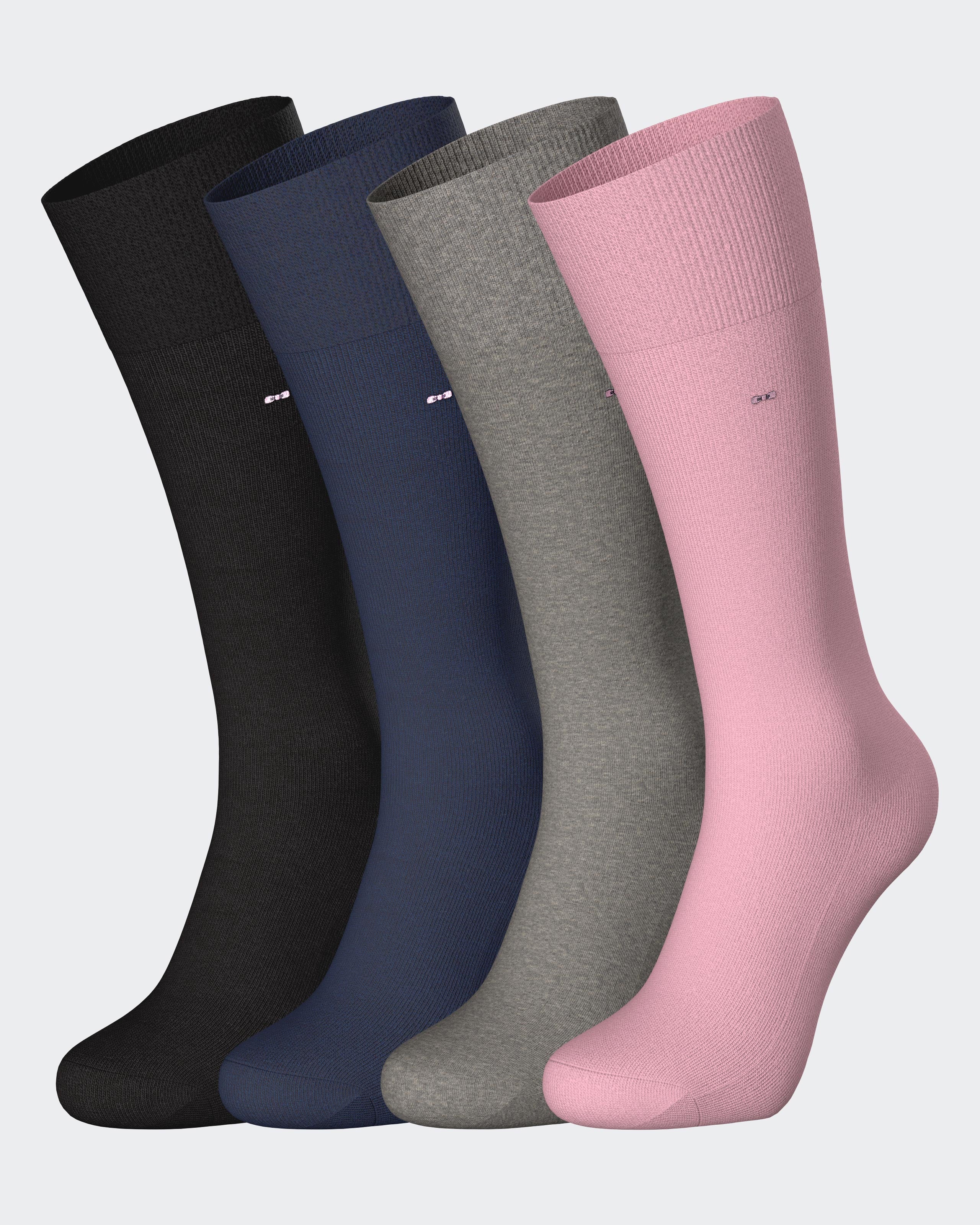 Lot de 4 paires Chaussettes unies