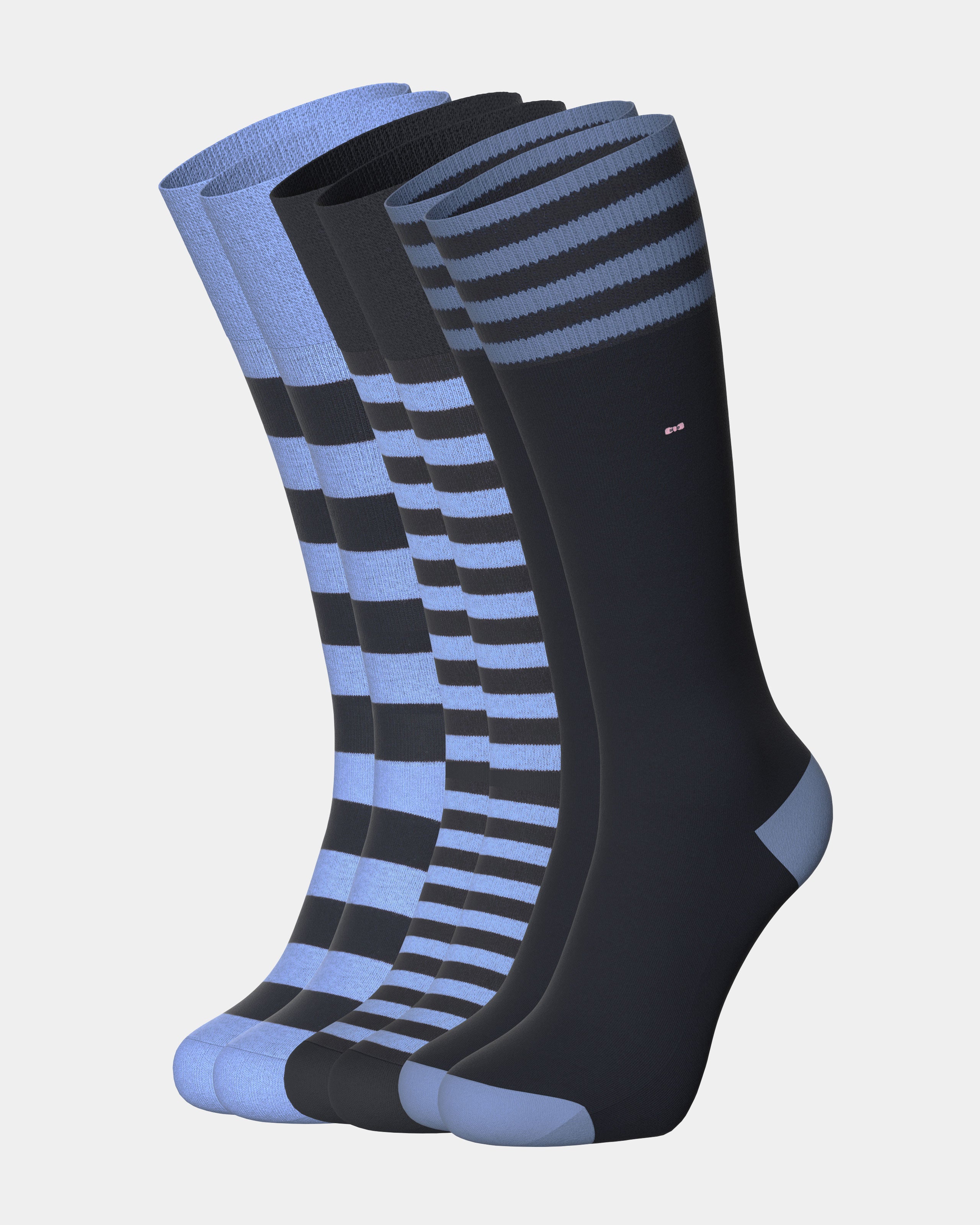 Lot de 3 paires Chaussettes à rayures