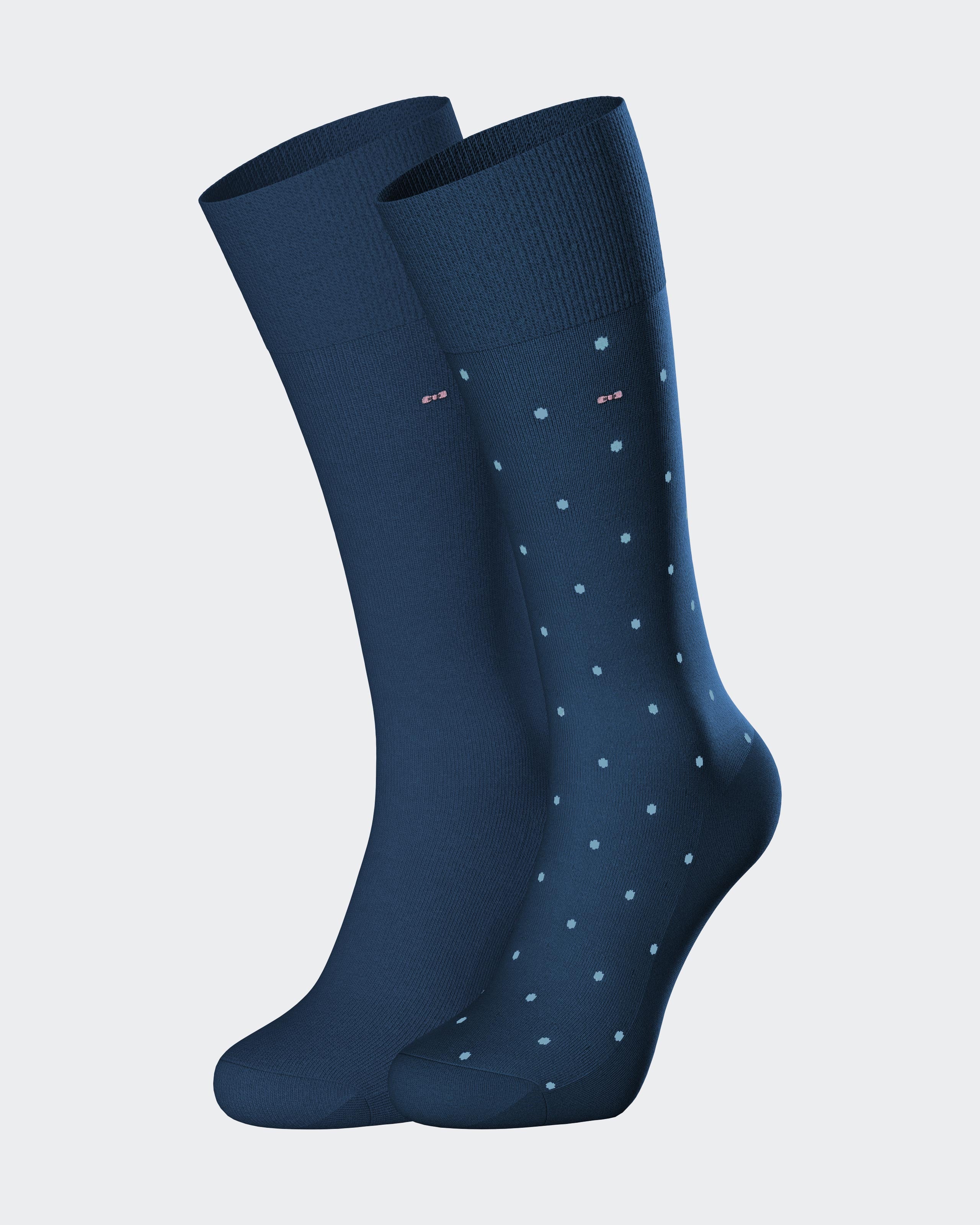 Lot de 2 paires Chaussettes à motifs