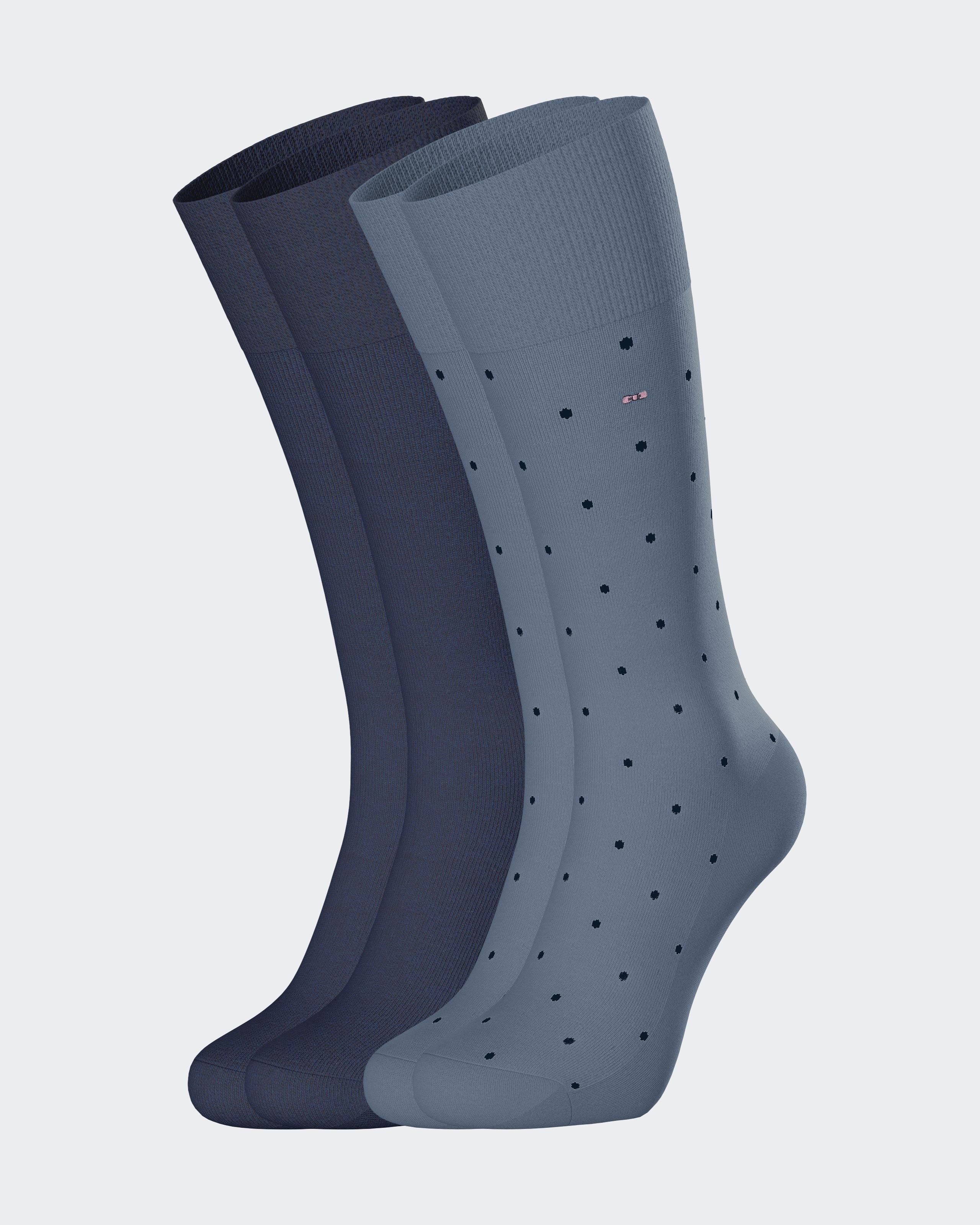 Lot de 2 paires Chaussettes à motifs