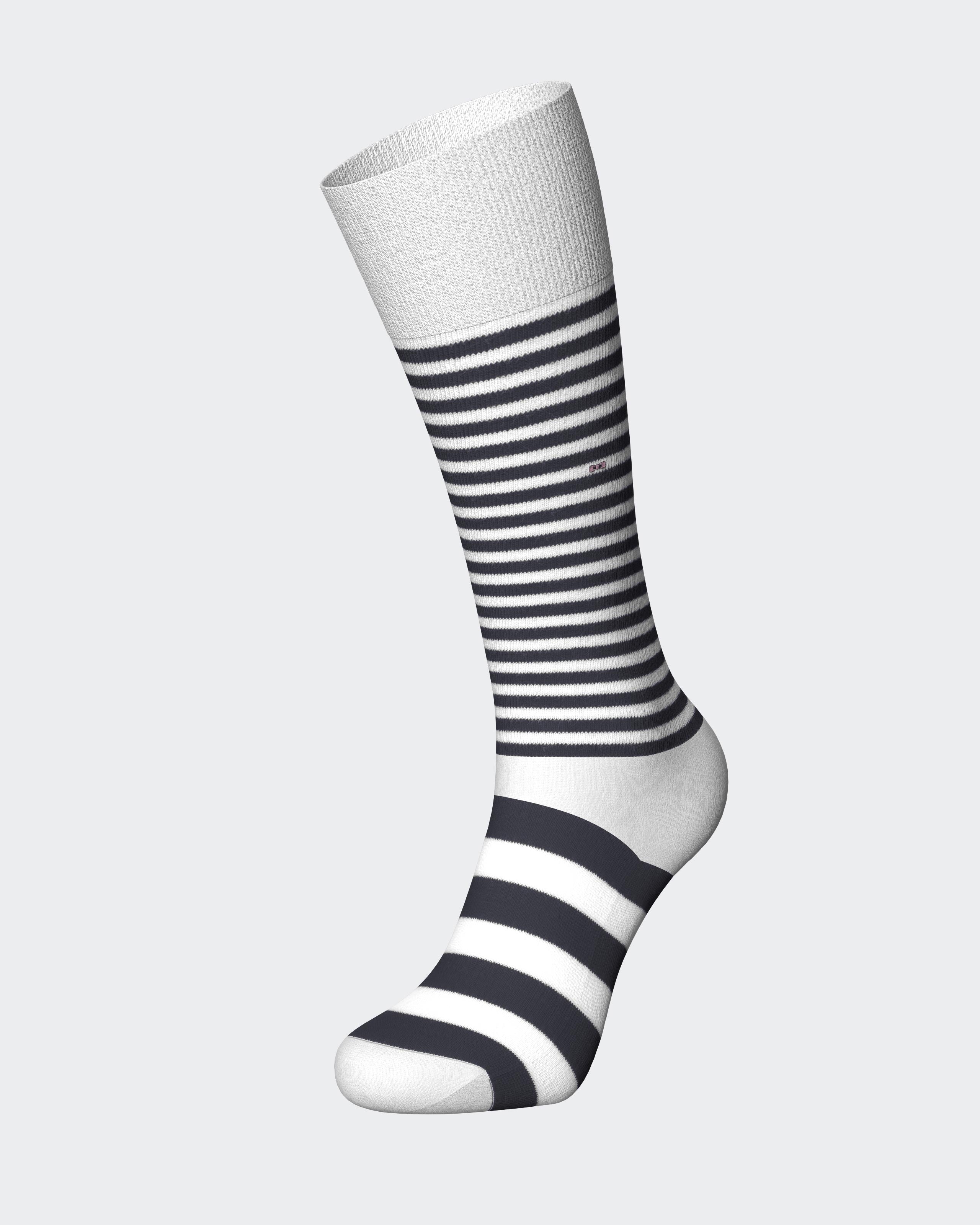 2 Pairs of Striped Socks