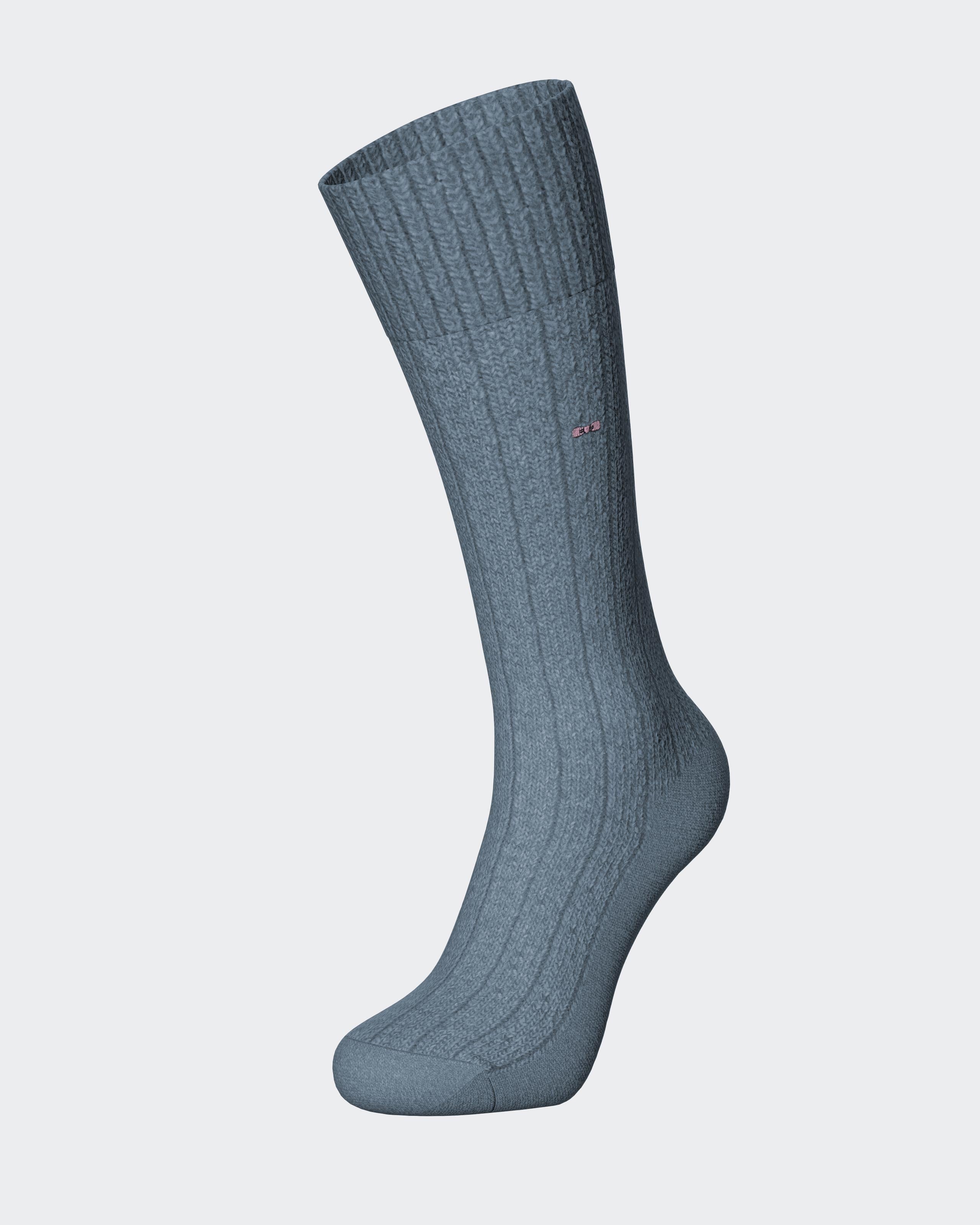 Chaussettes cannelées en laine