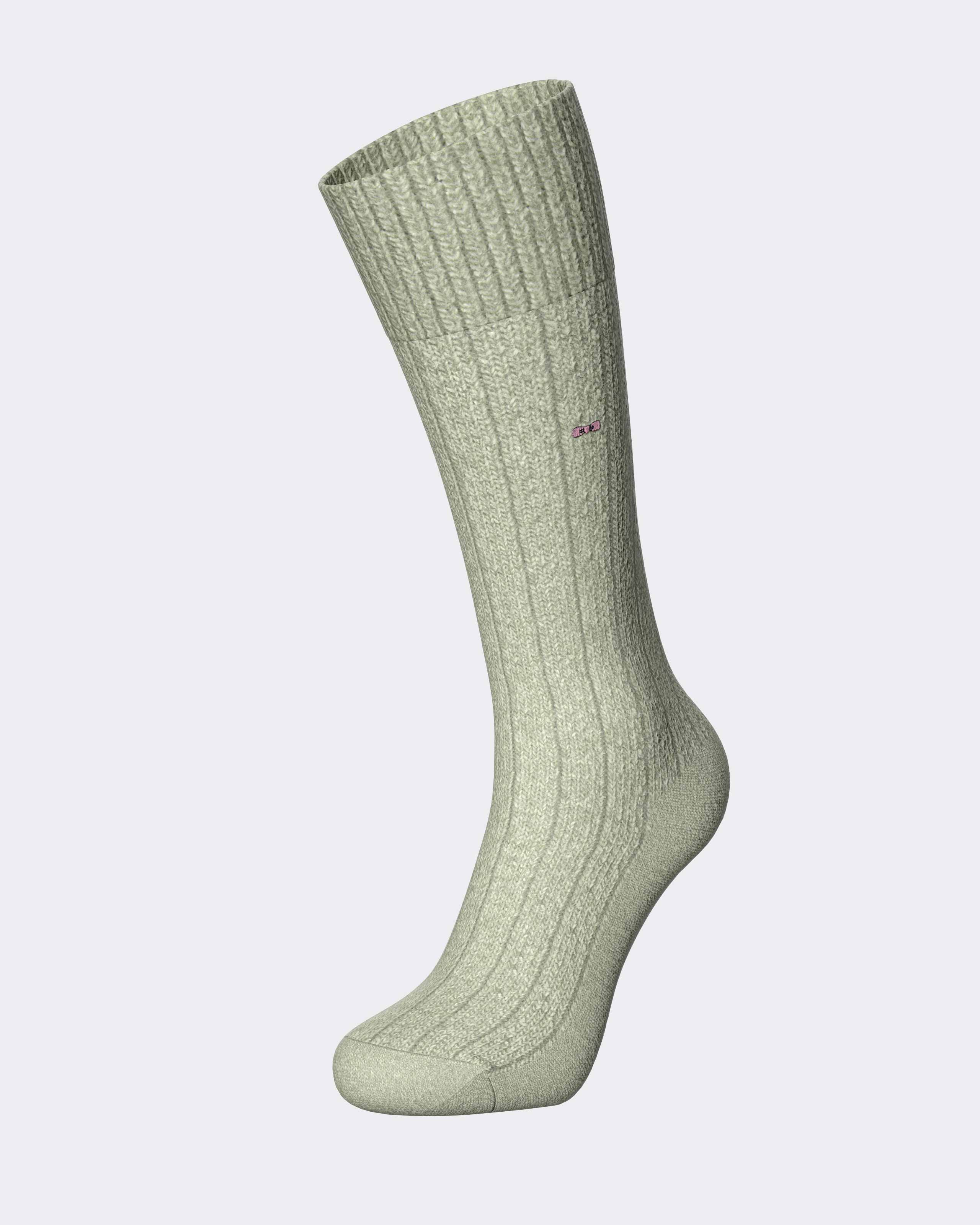 Ribbed woollen socks