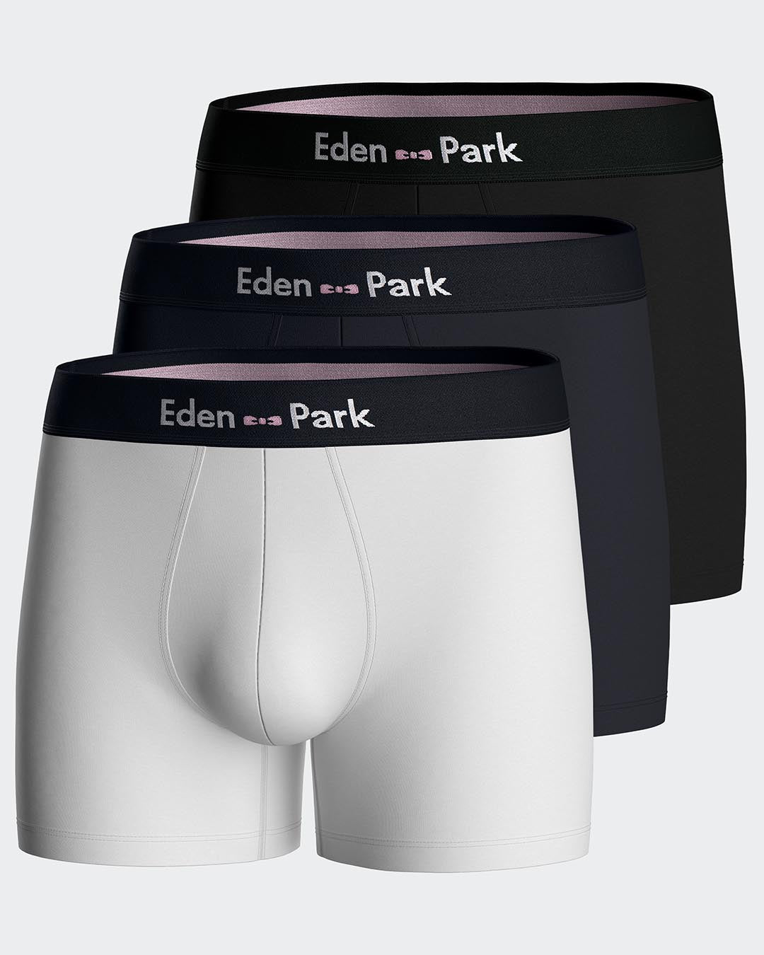 Pack 3 boxers lisos Eden Park
