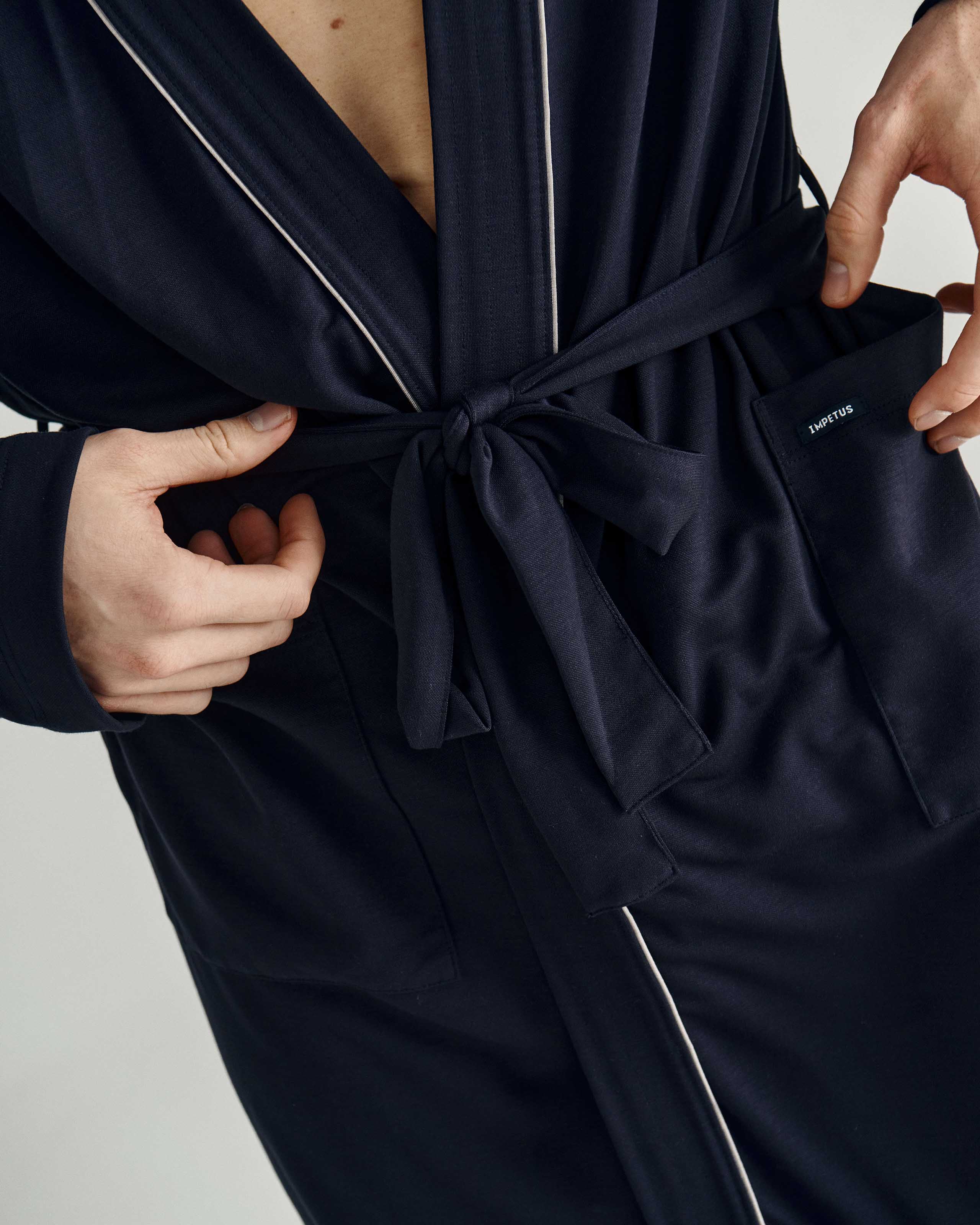 Herren Morgenmantel Soft Premium