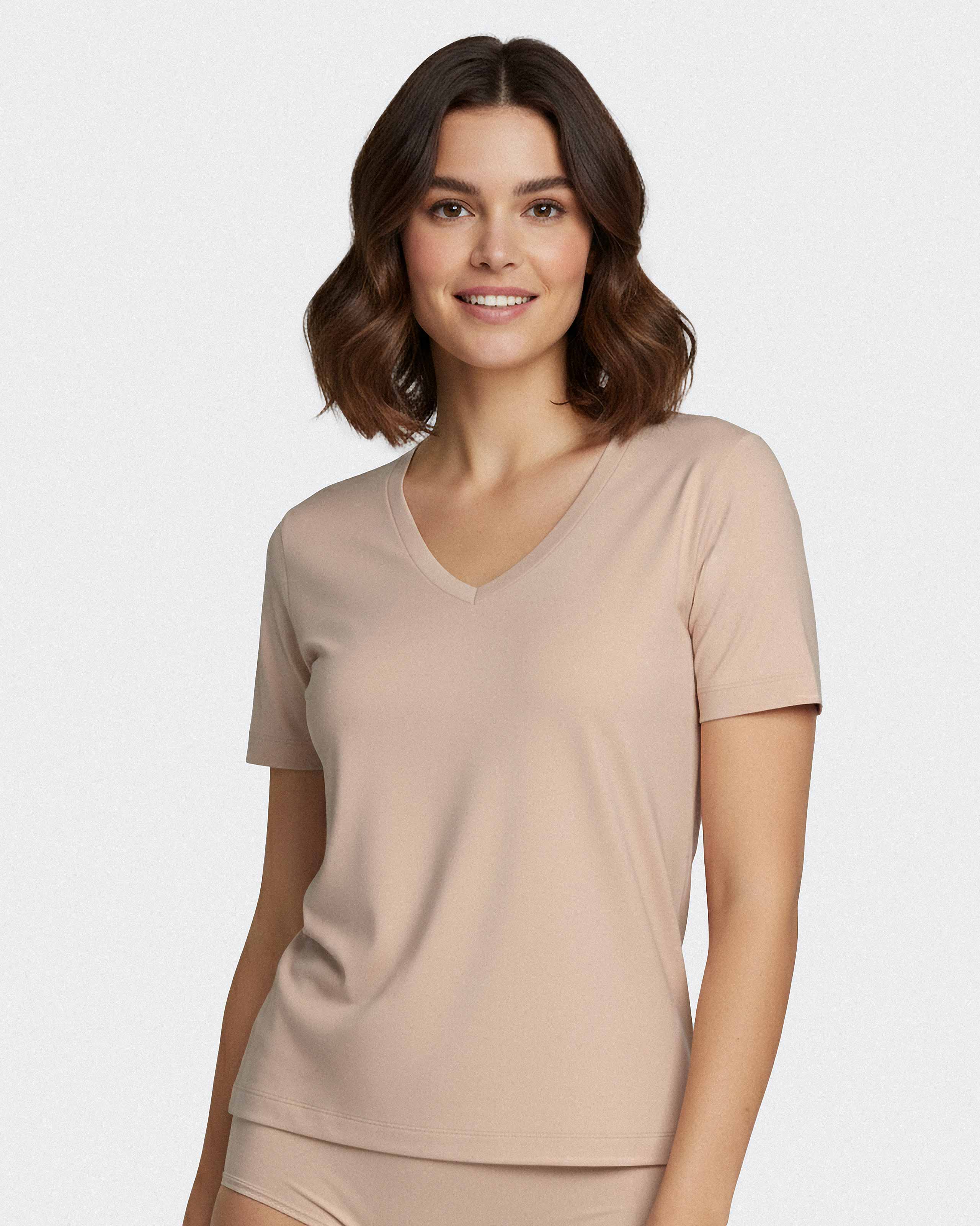 T-shirt in Lyocell