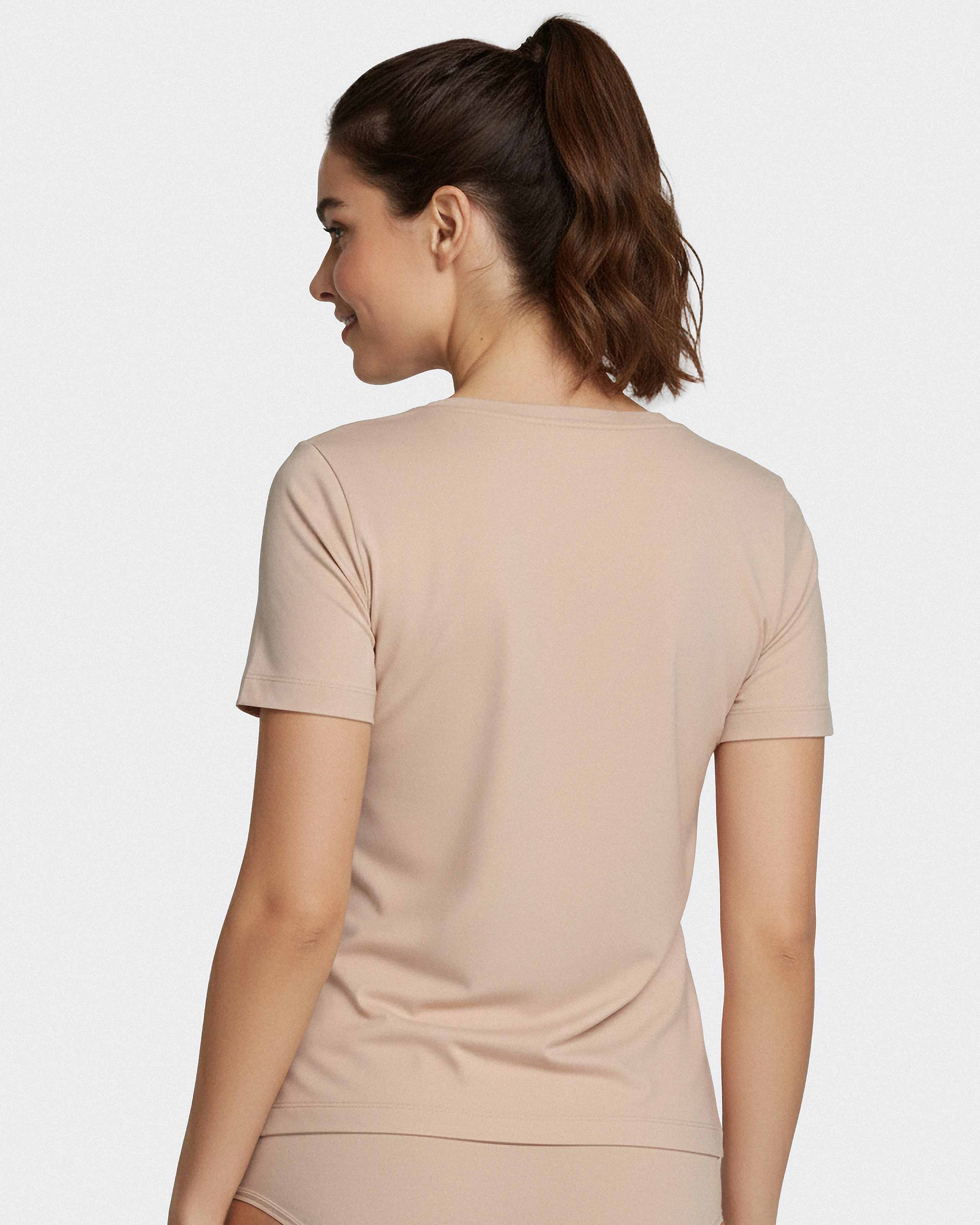 T-shirt in Lyocell