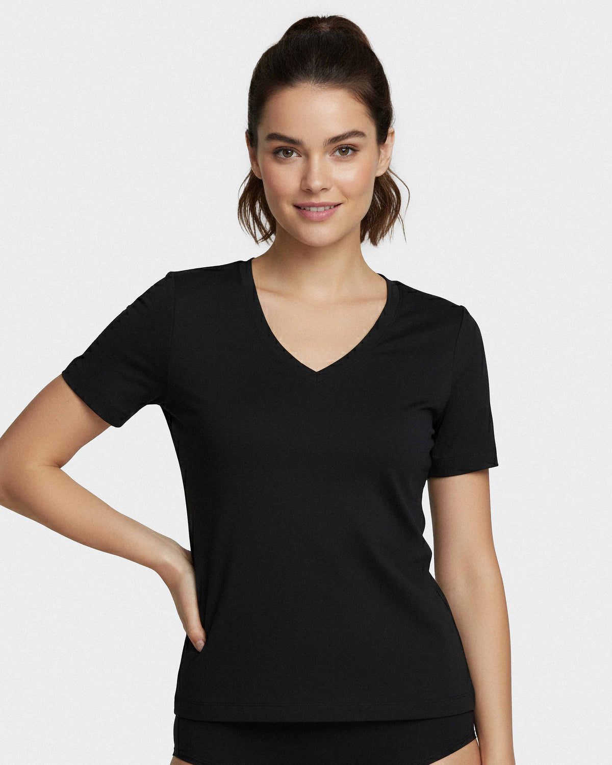 T-shirt in Lyocell