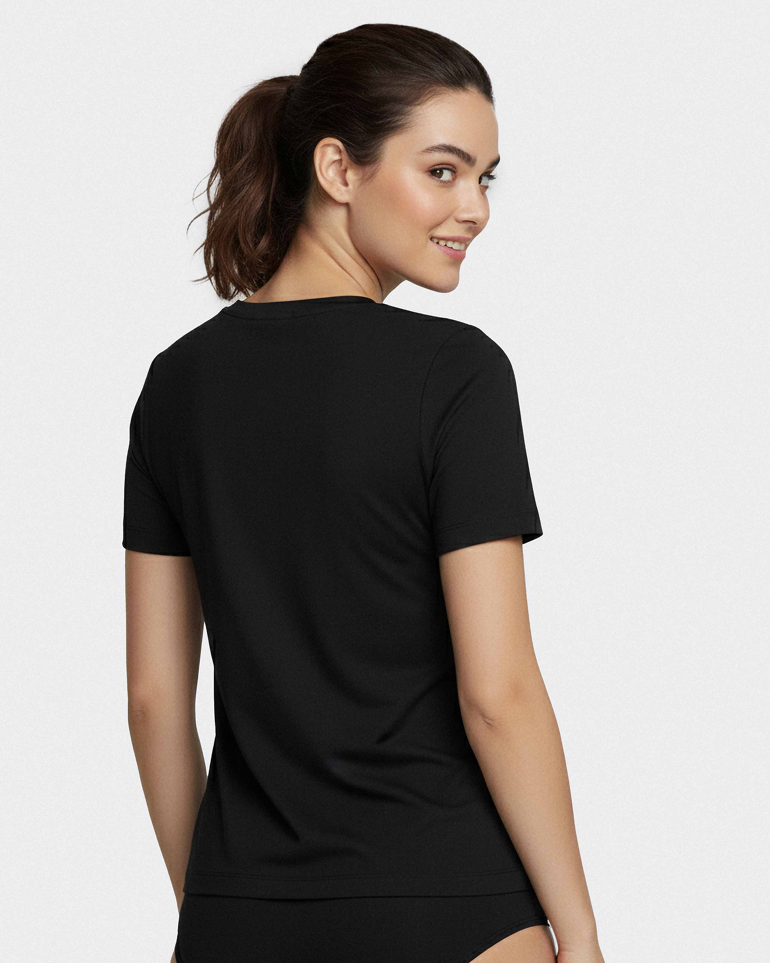 T-shirt in Lyocell
