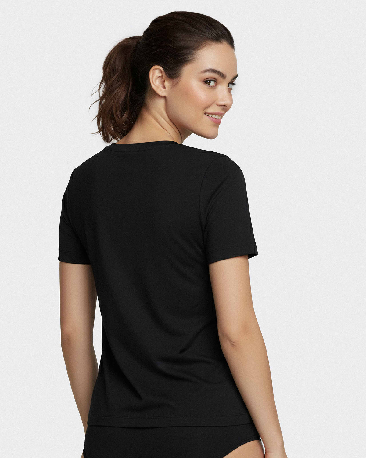 T-shirt in Lyocell