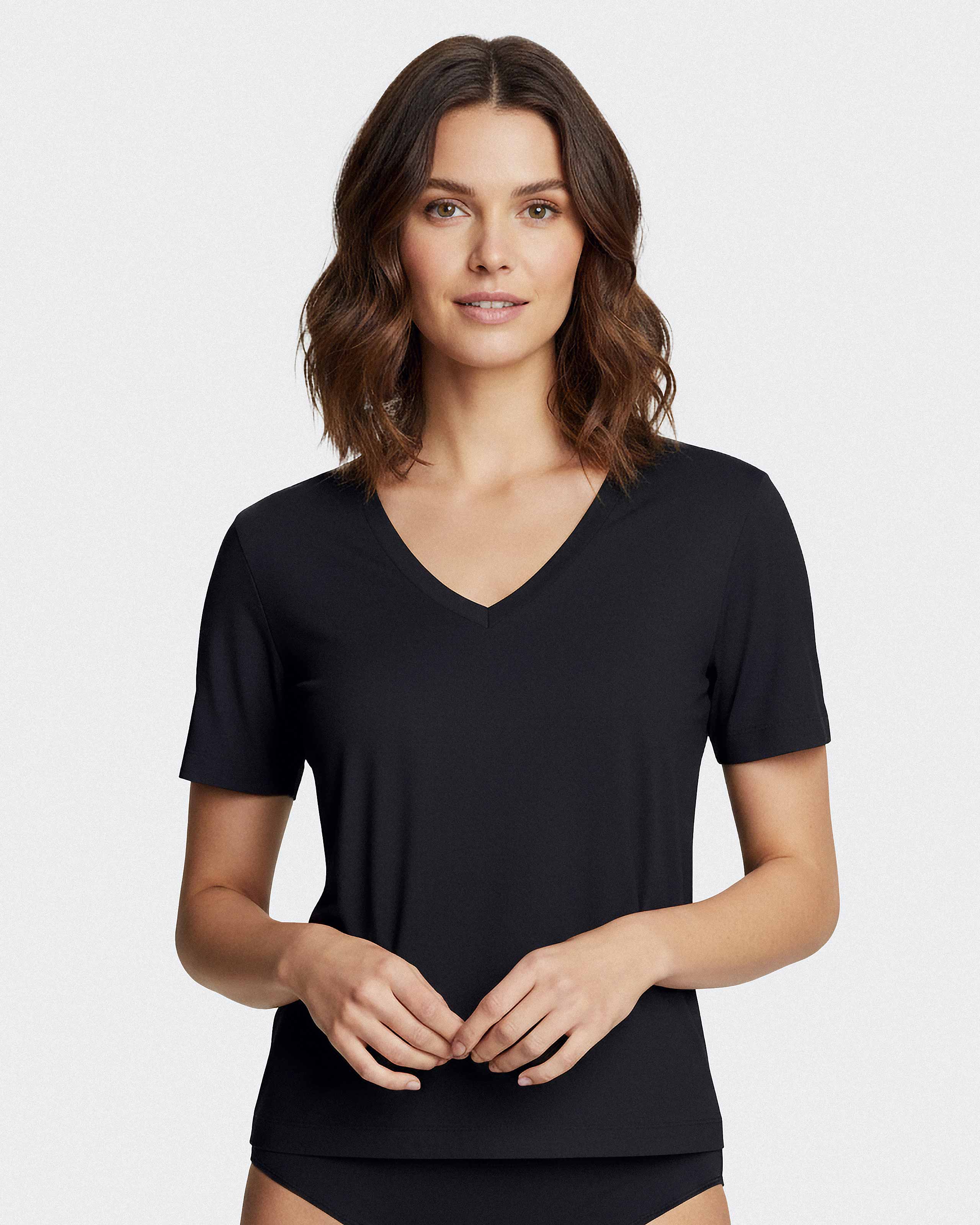 T-shirt in Lyocell