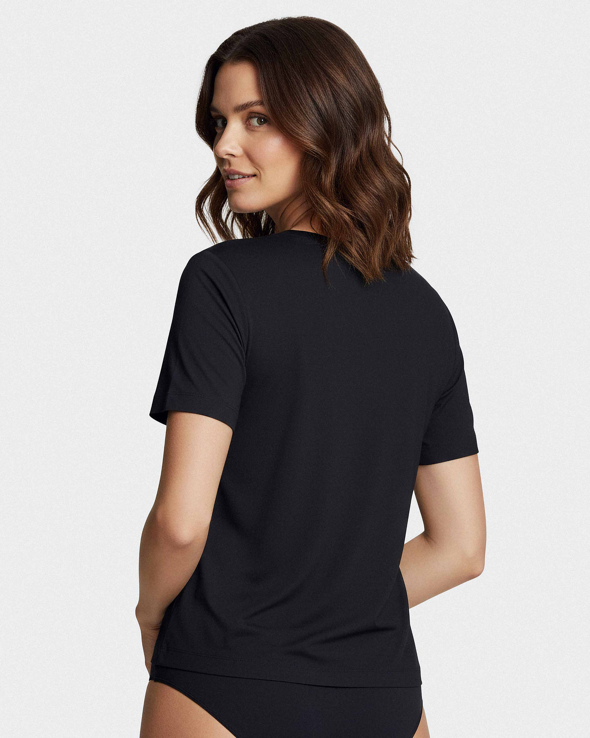 T-shirt in Lyocell
