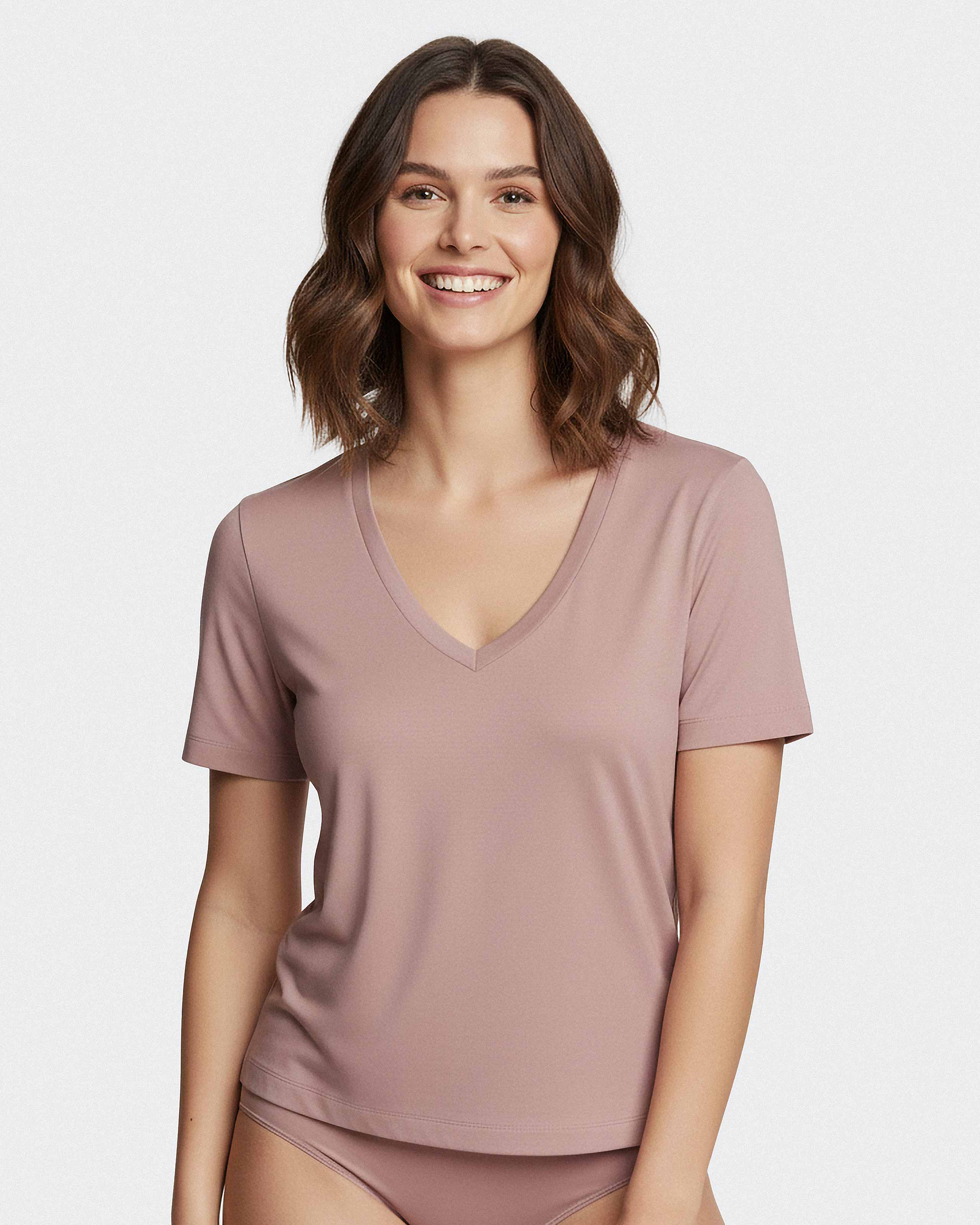 T-shirt in Lyocell