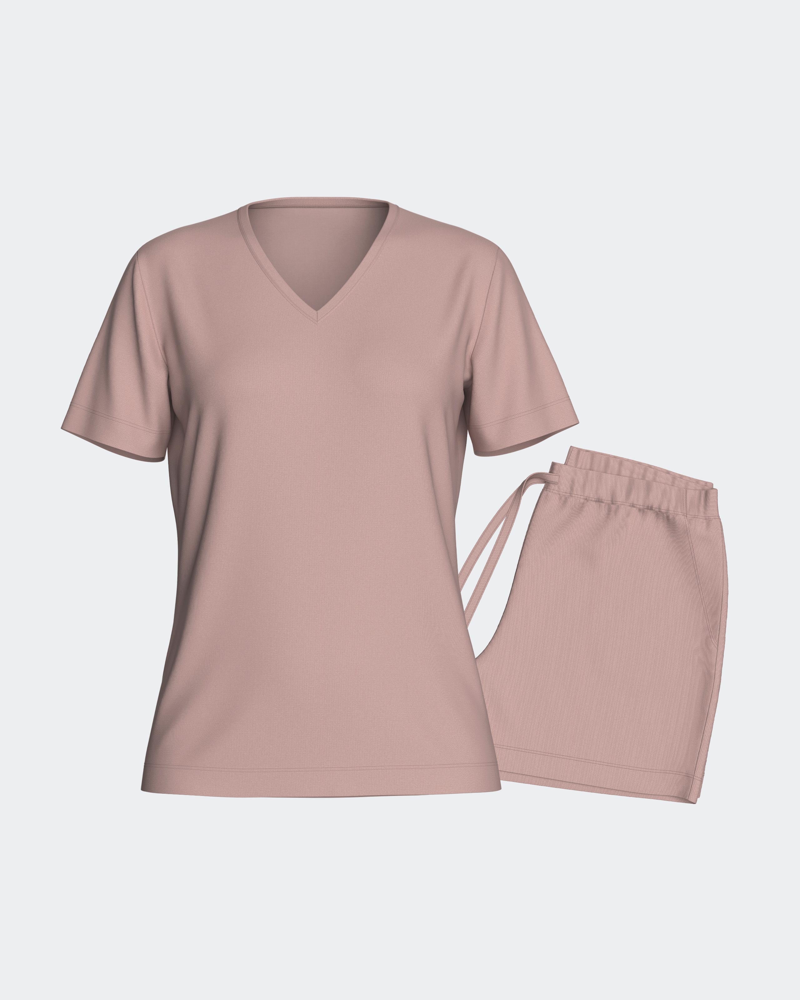 Pyjama à manches courtes en Lyocell