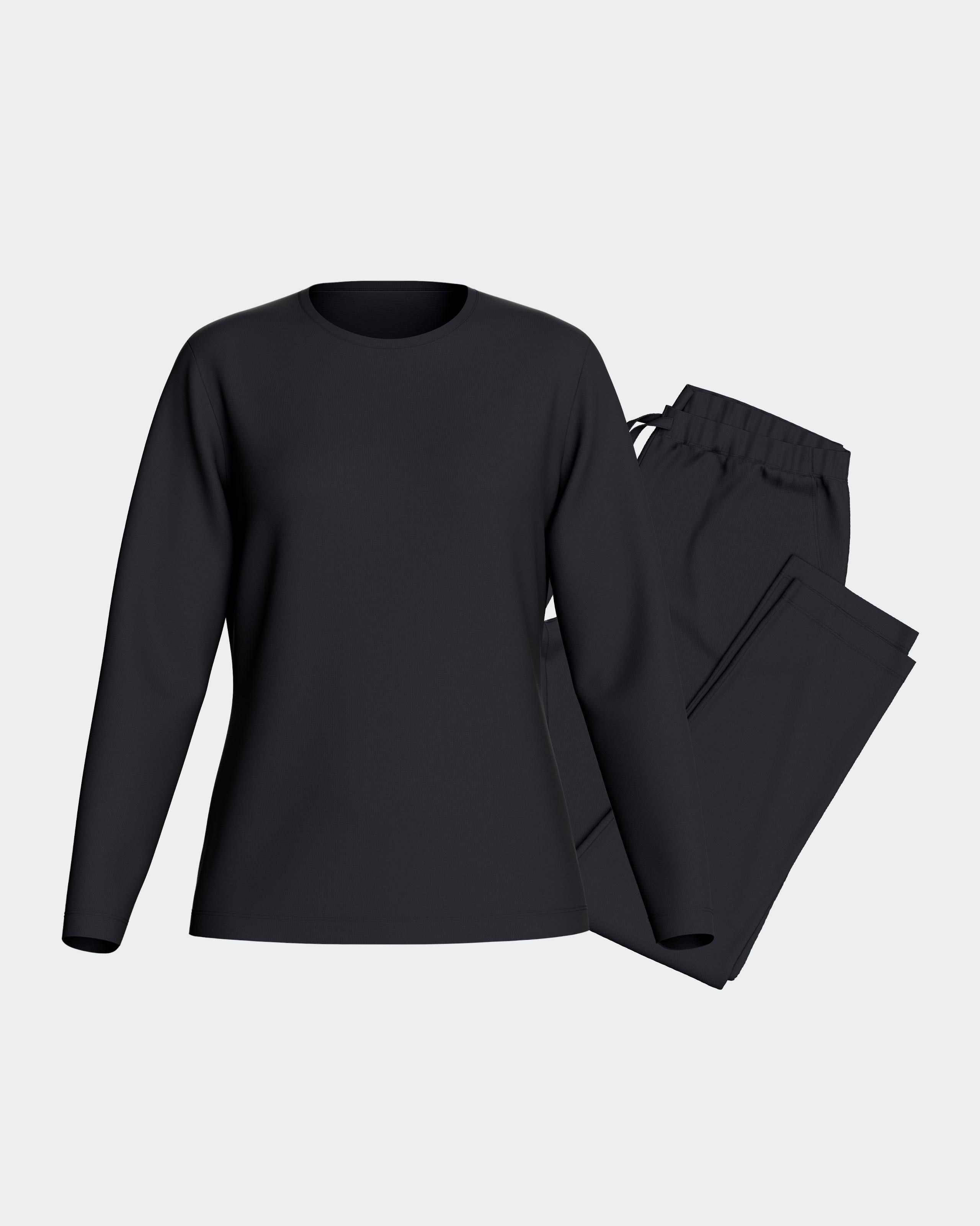 Lyocell long-sleeved pyjamas